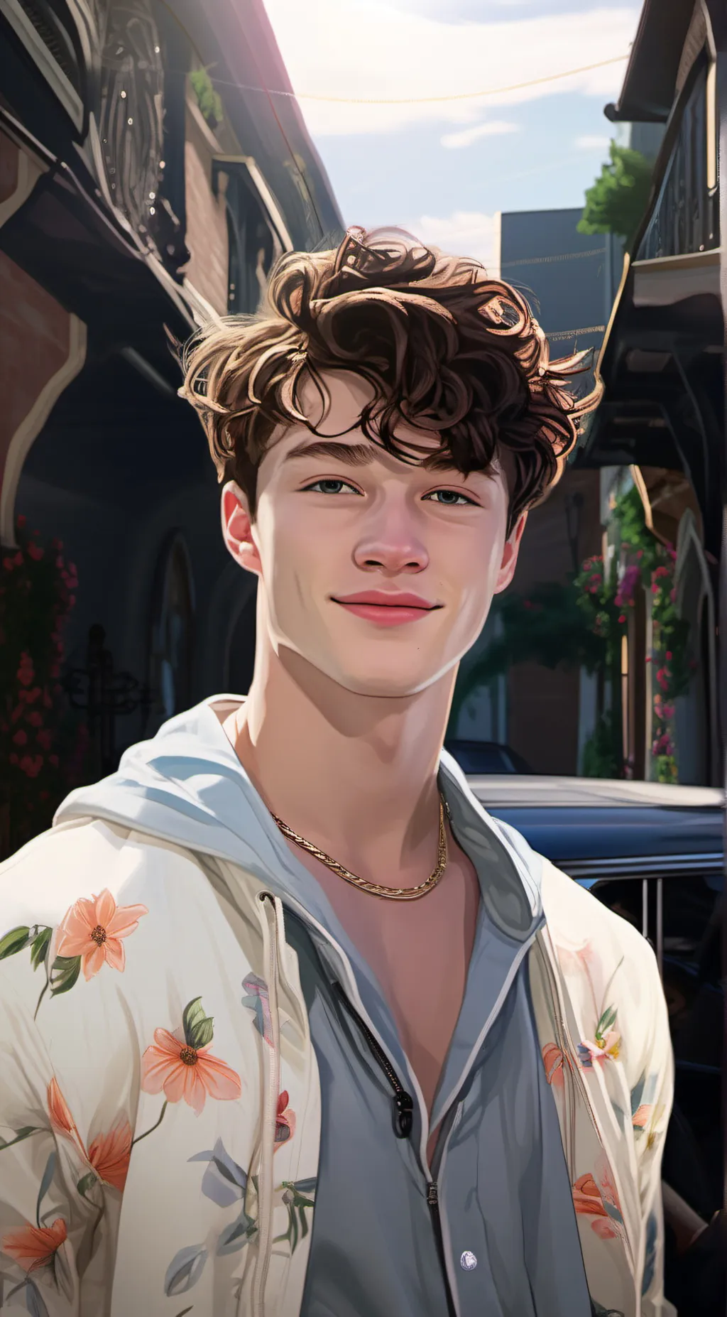 ai character: Luke Castellan  background