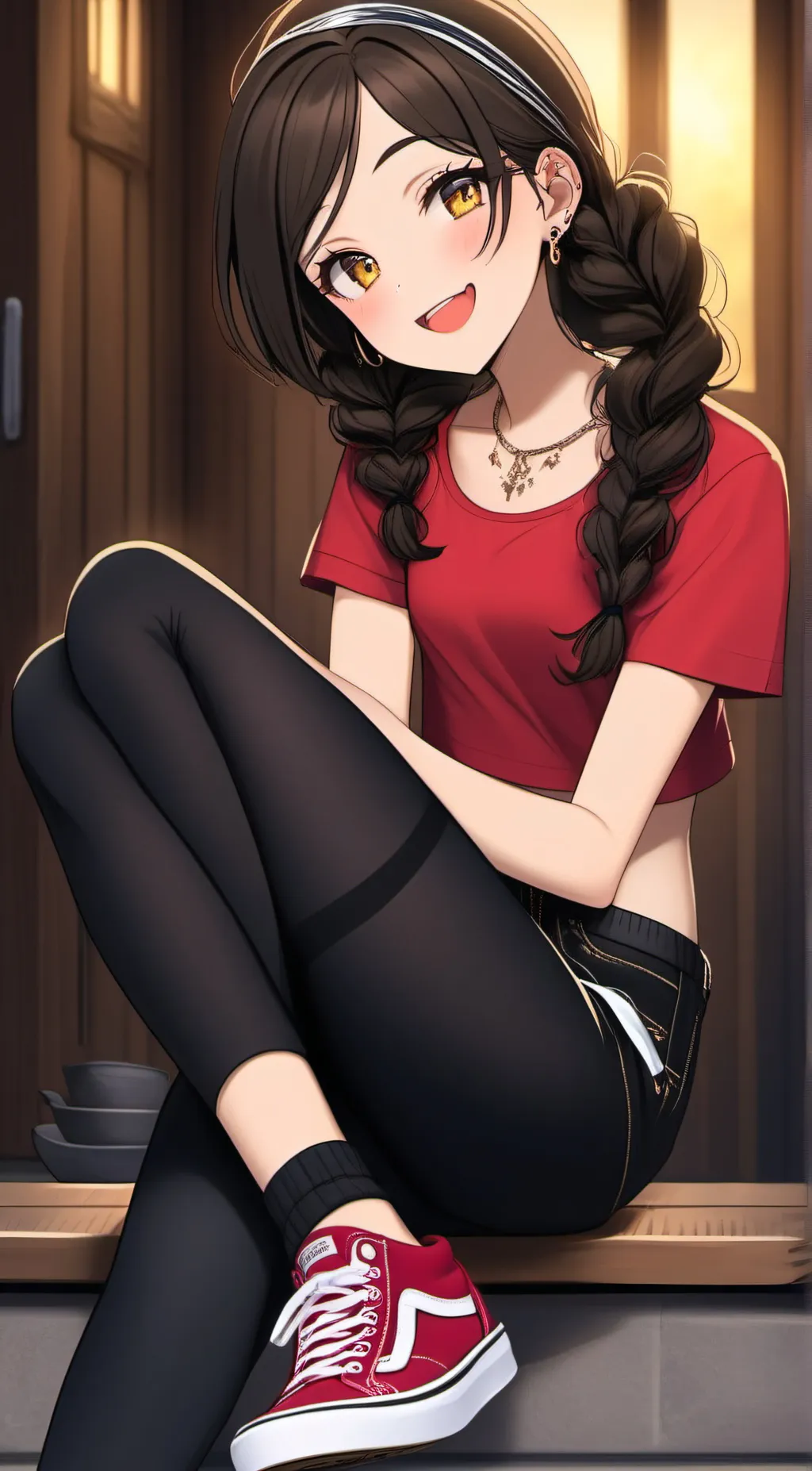 ai character: Lena  background