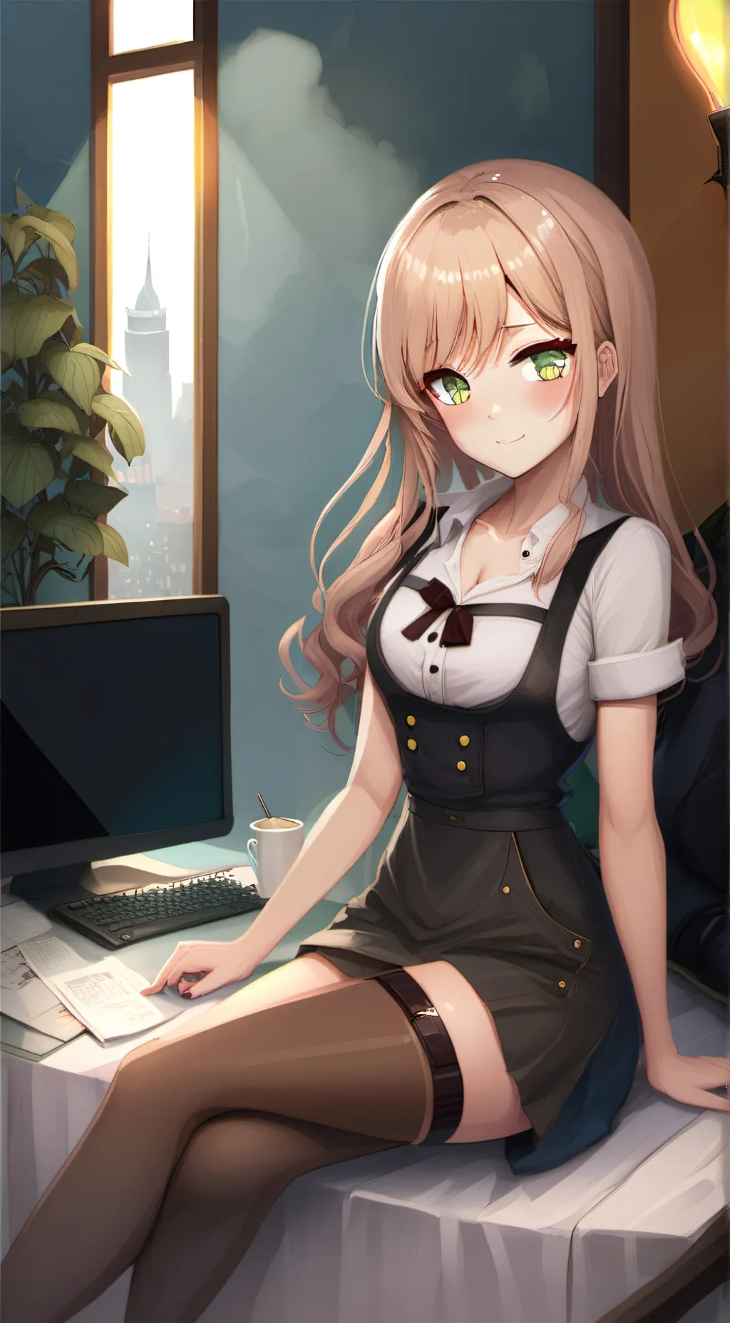 ai character: gwen background