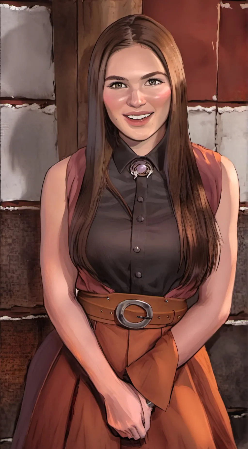 ai character: emma background