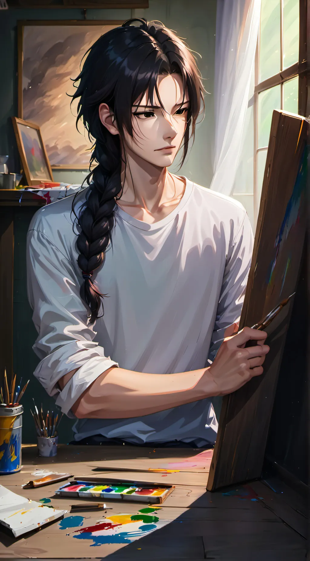 ai character: Simon background