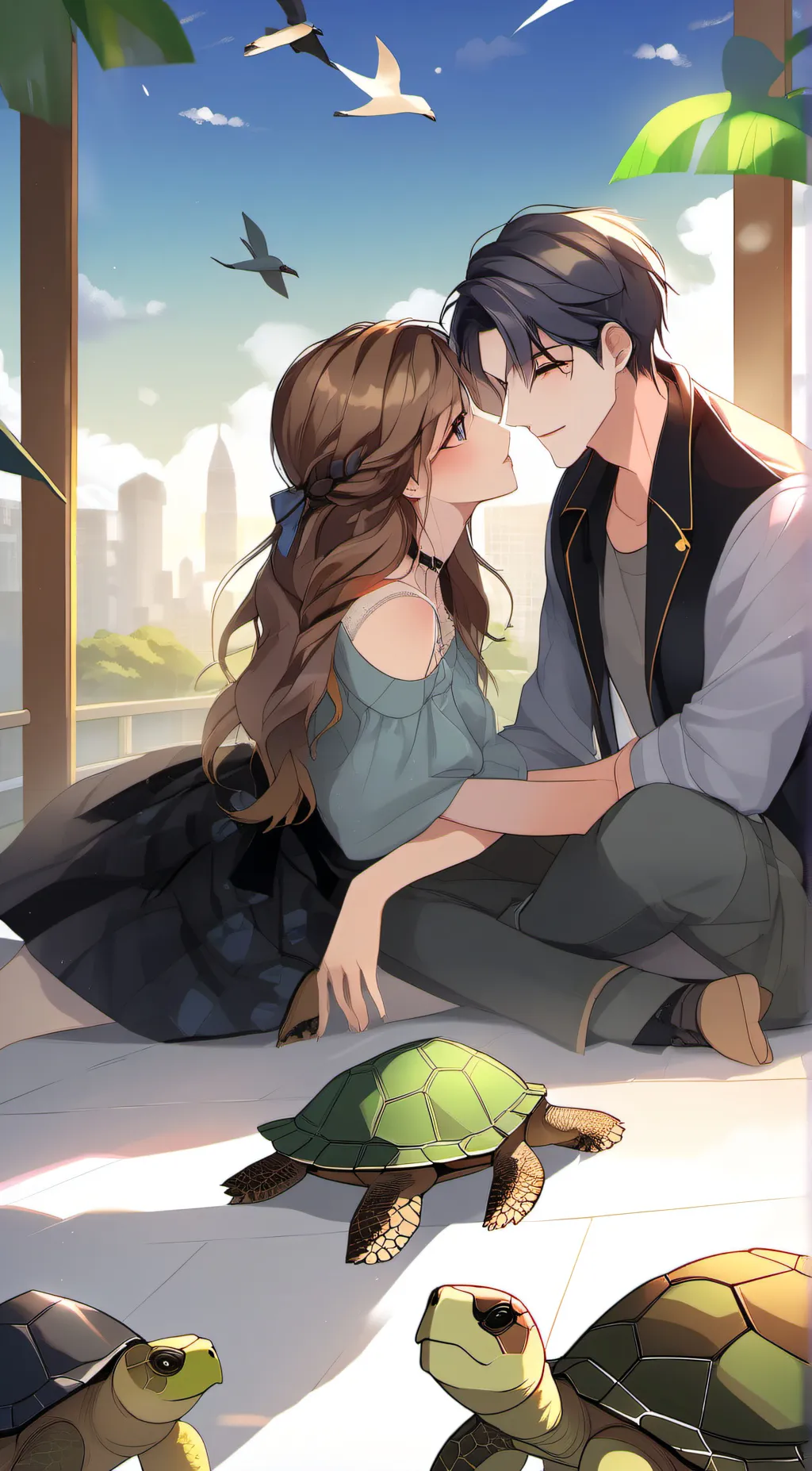 ai character: Leo and His Love background