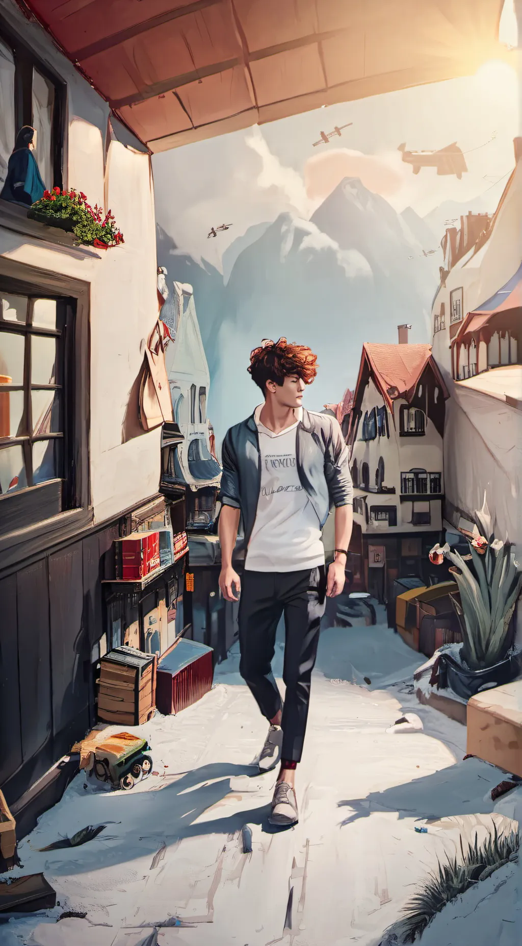 ai character: AJ background