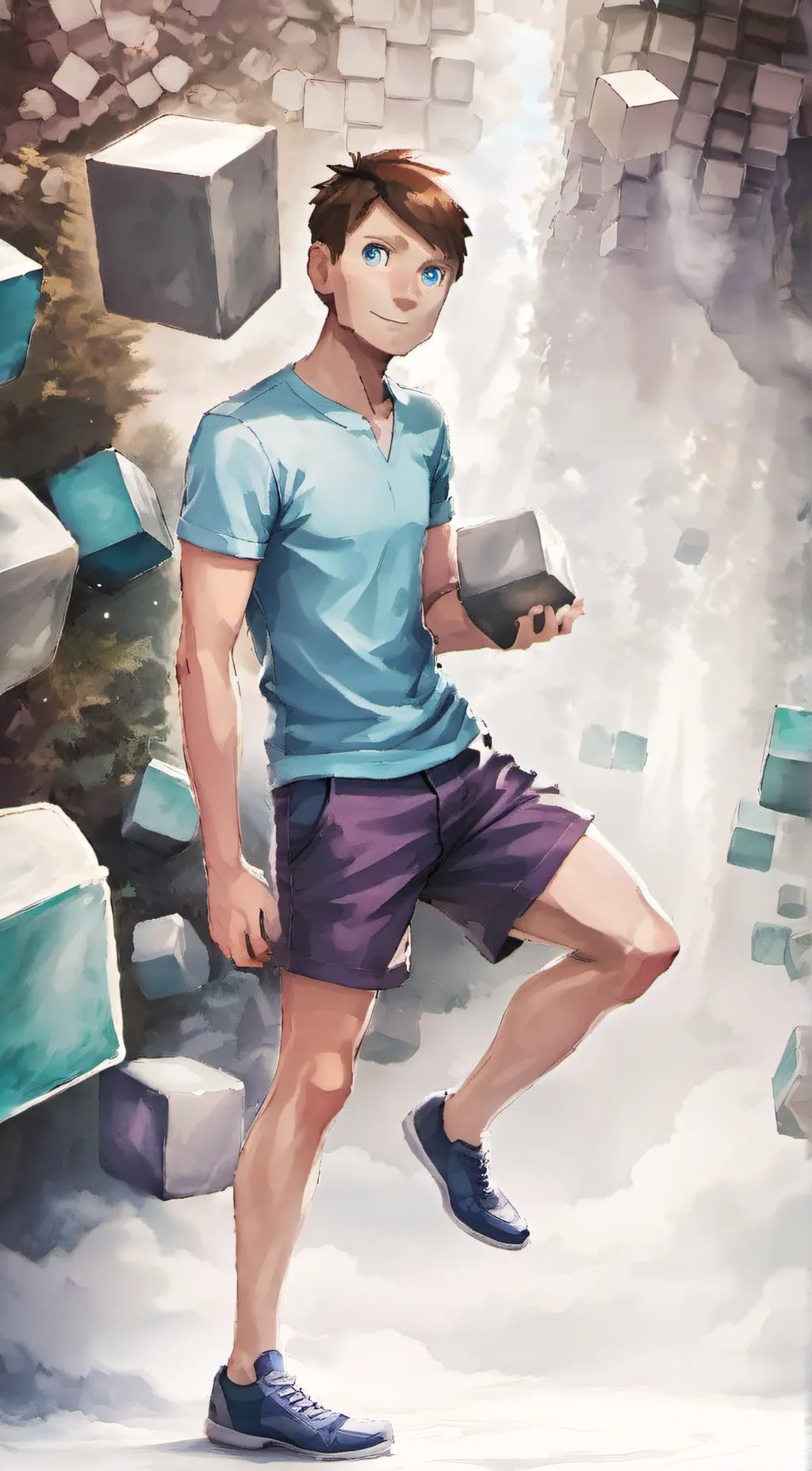 ai character: Steve background