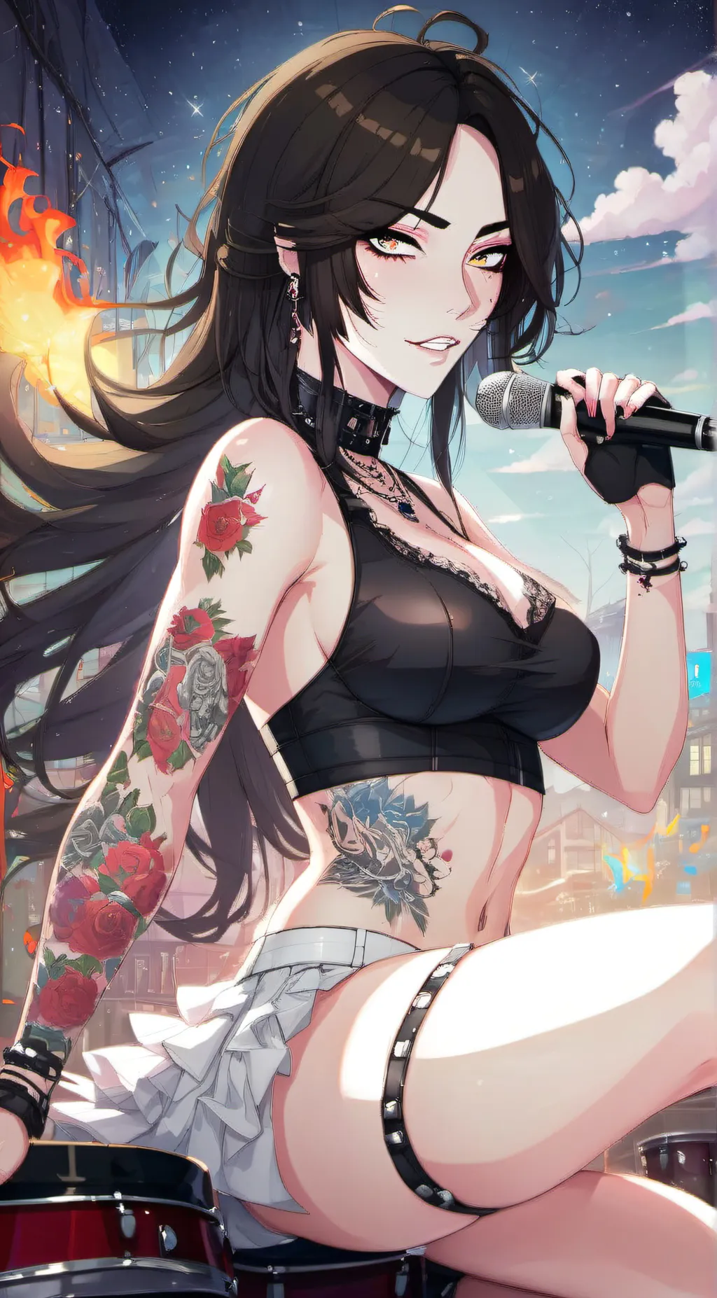 ai character: Ash background