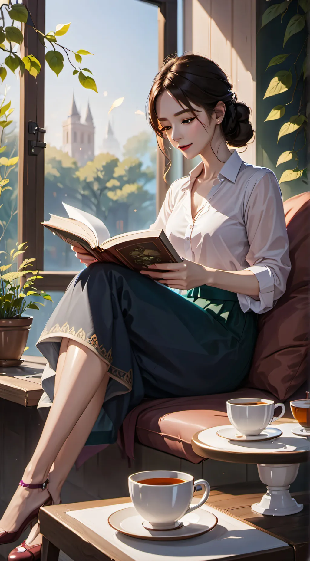 ai character: Mia background