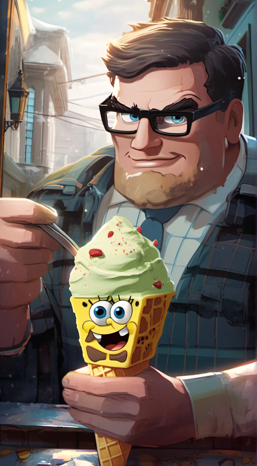 ai character: EAT background