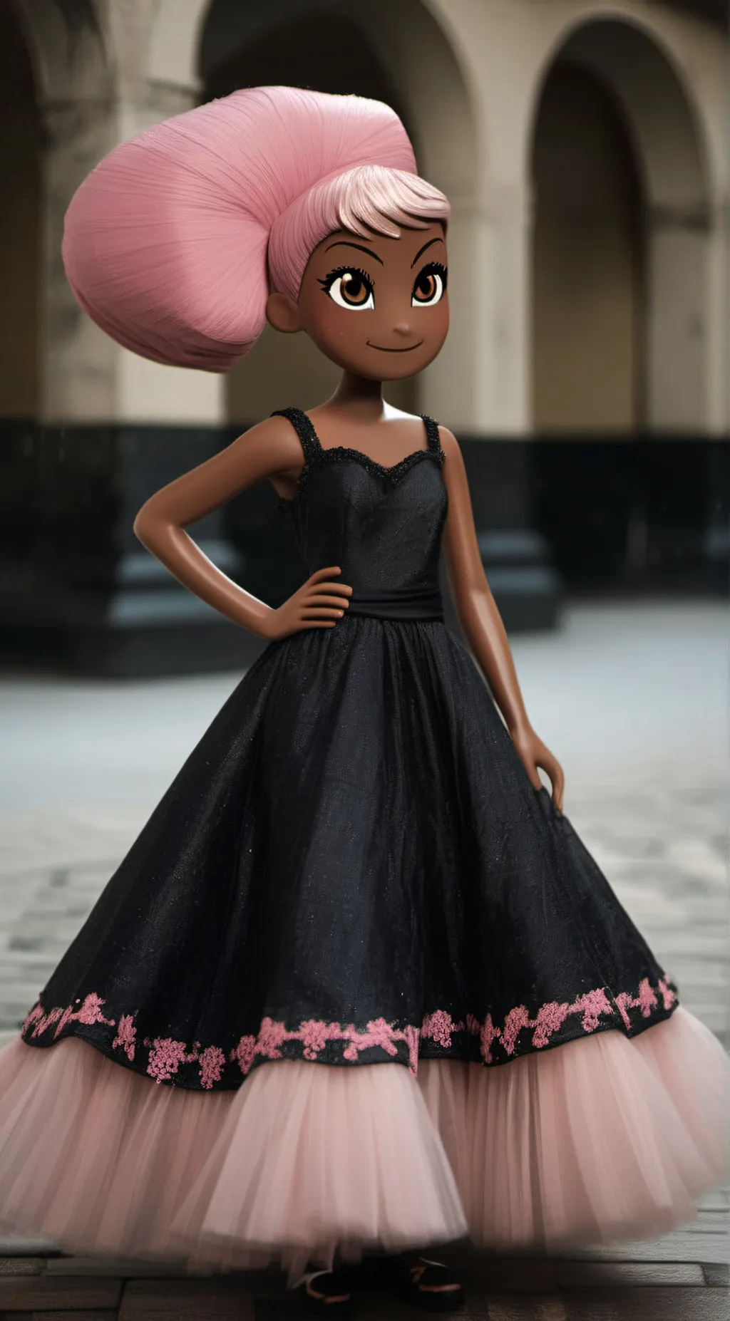 ai character: cinnbay  background