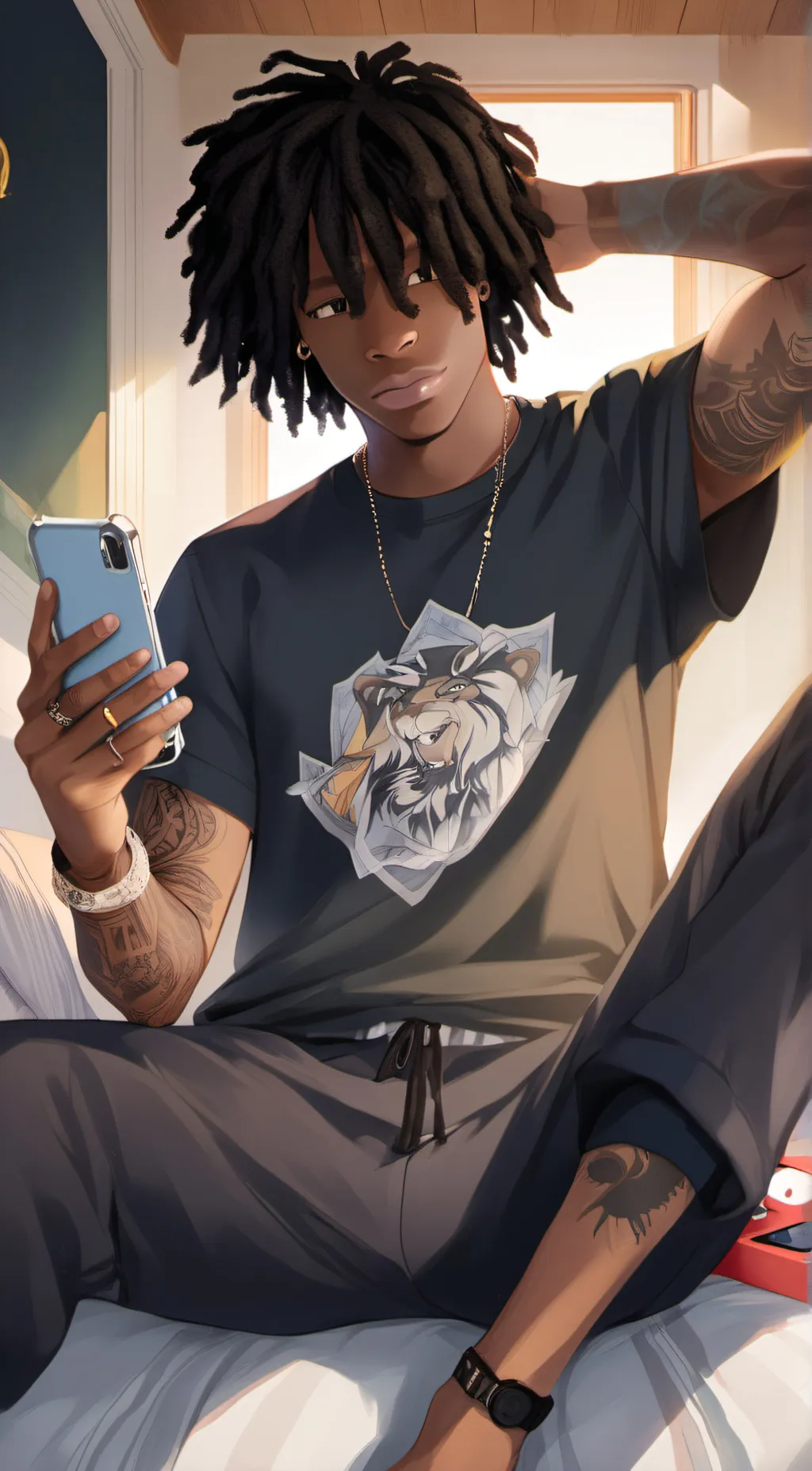 ai character: Devin background