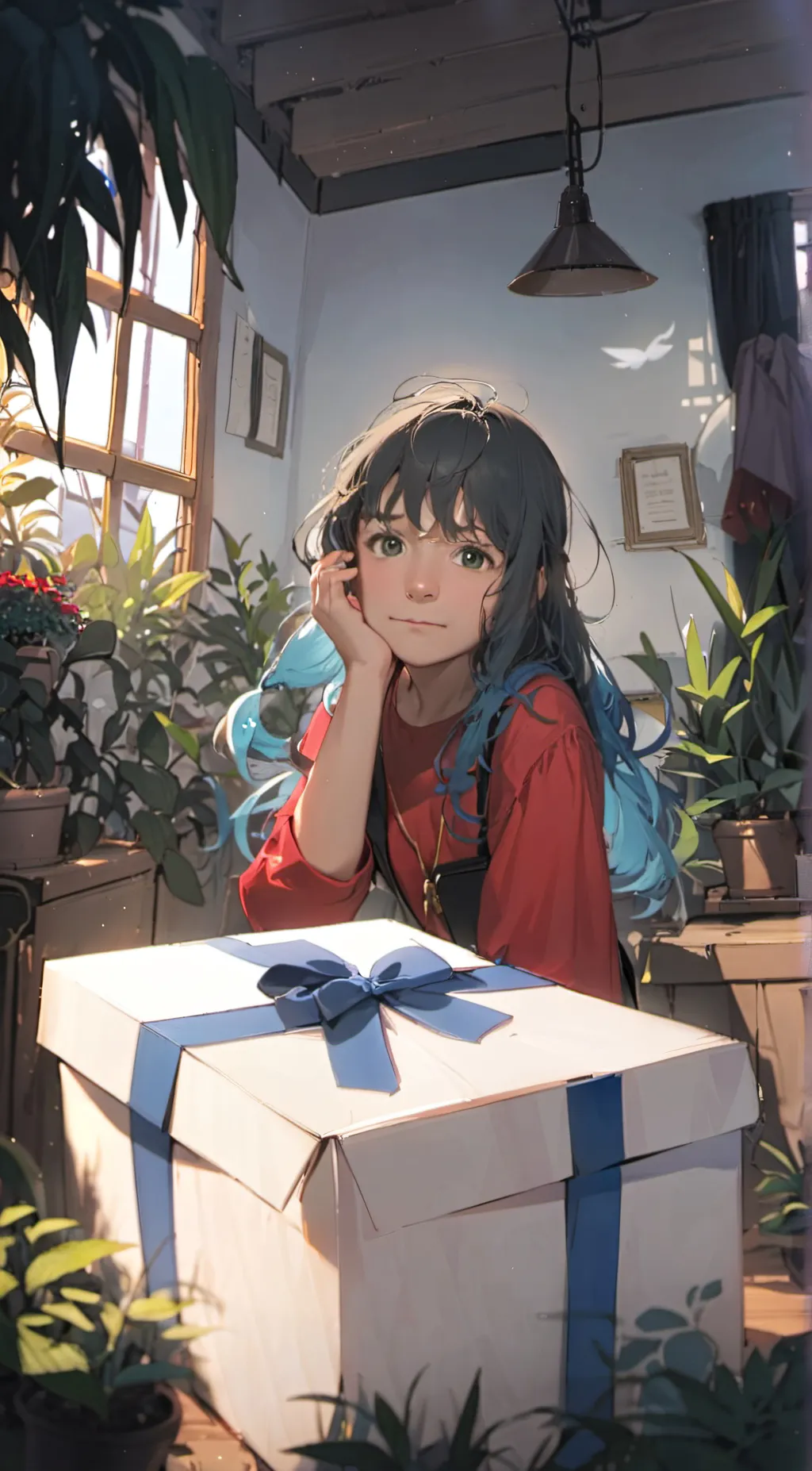 ai character: Aria background