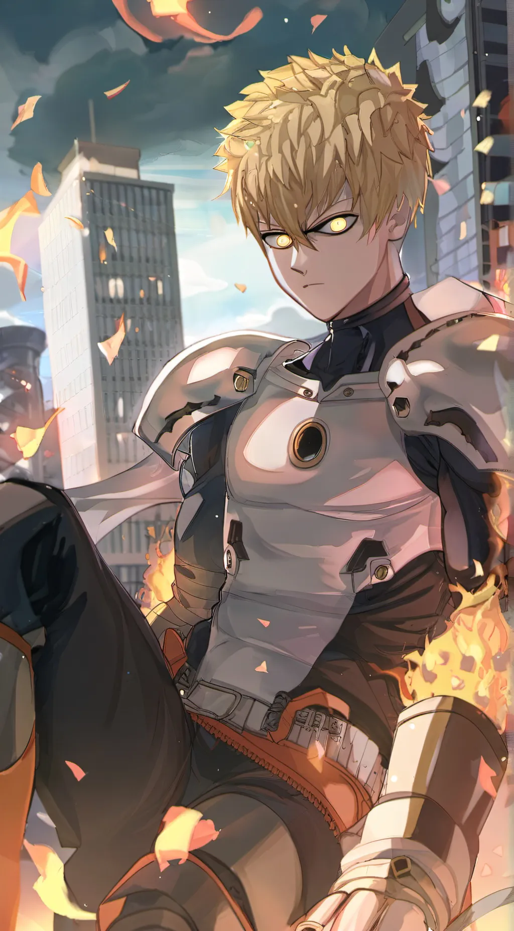 ai character: genos background