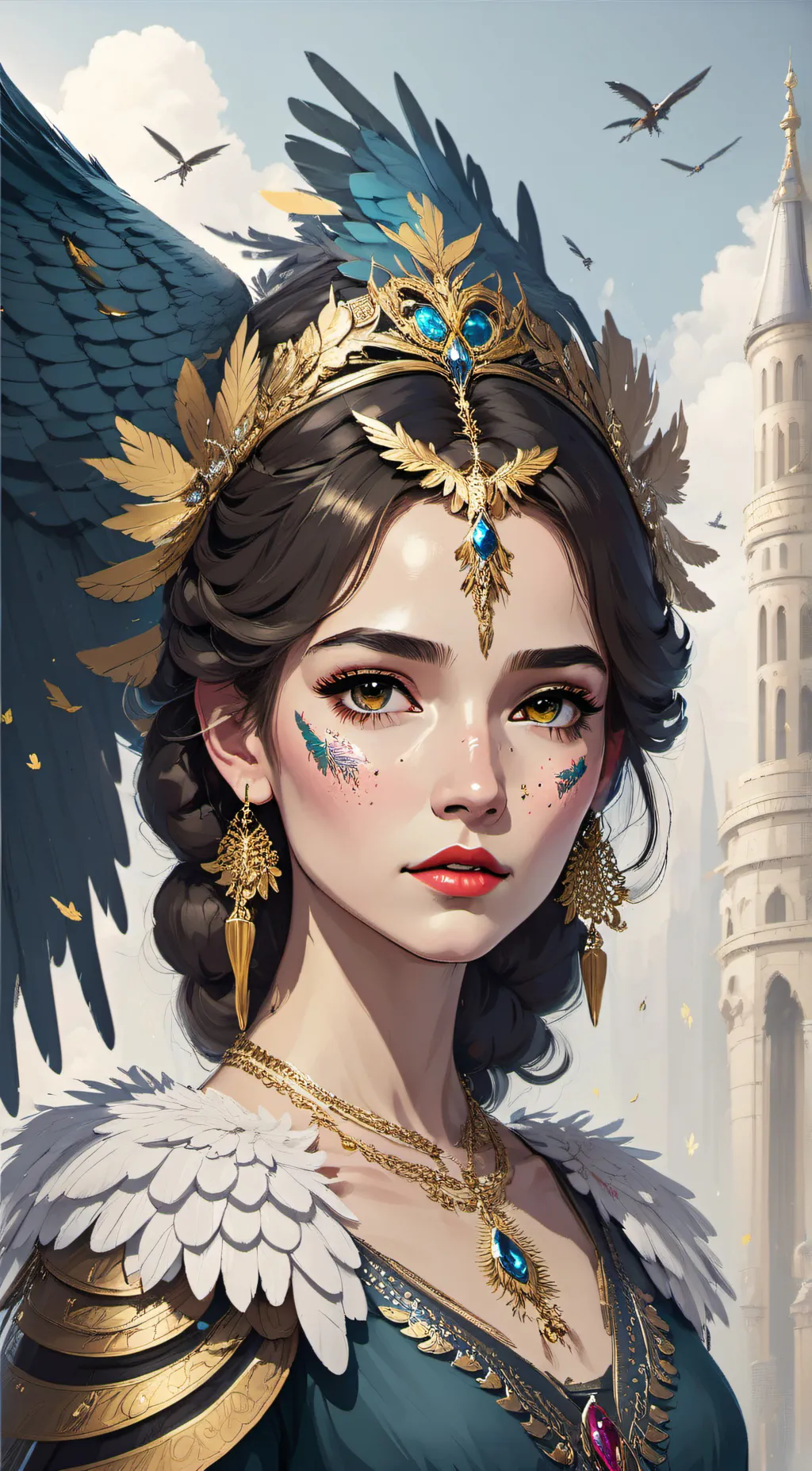 ai character: Donia Wine  background