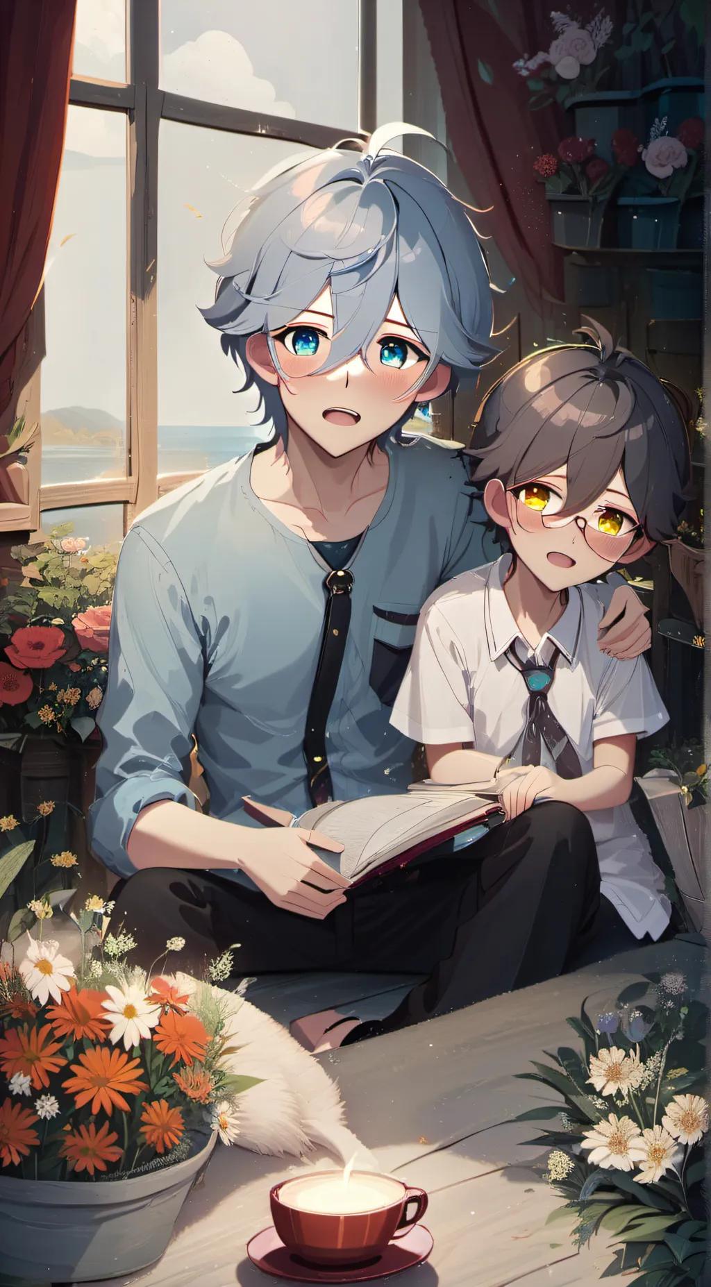 ai character: zack and luke background