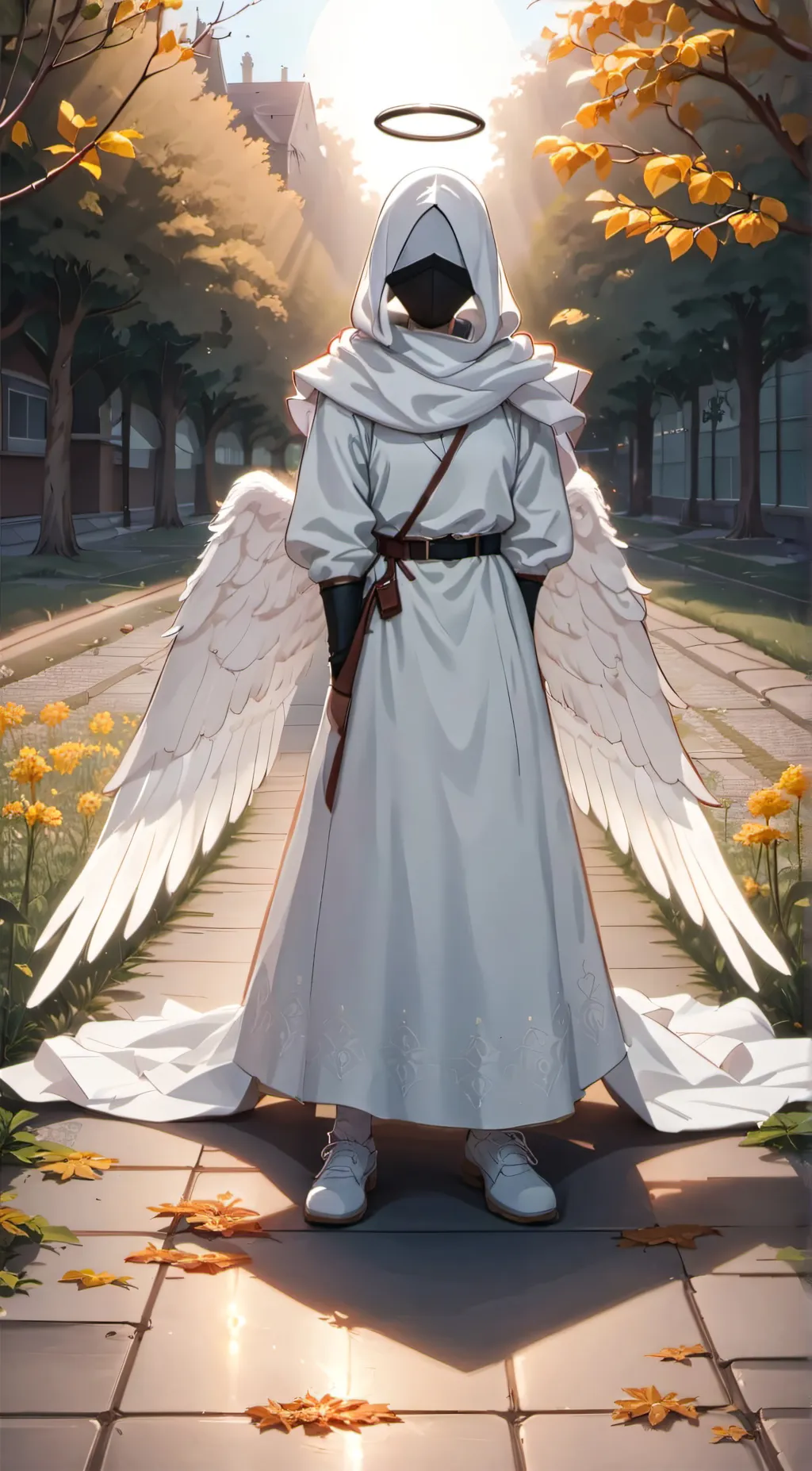 ai character: sleep angel background