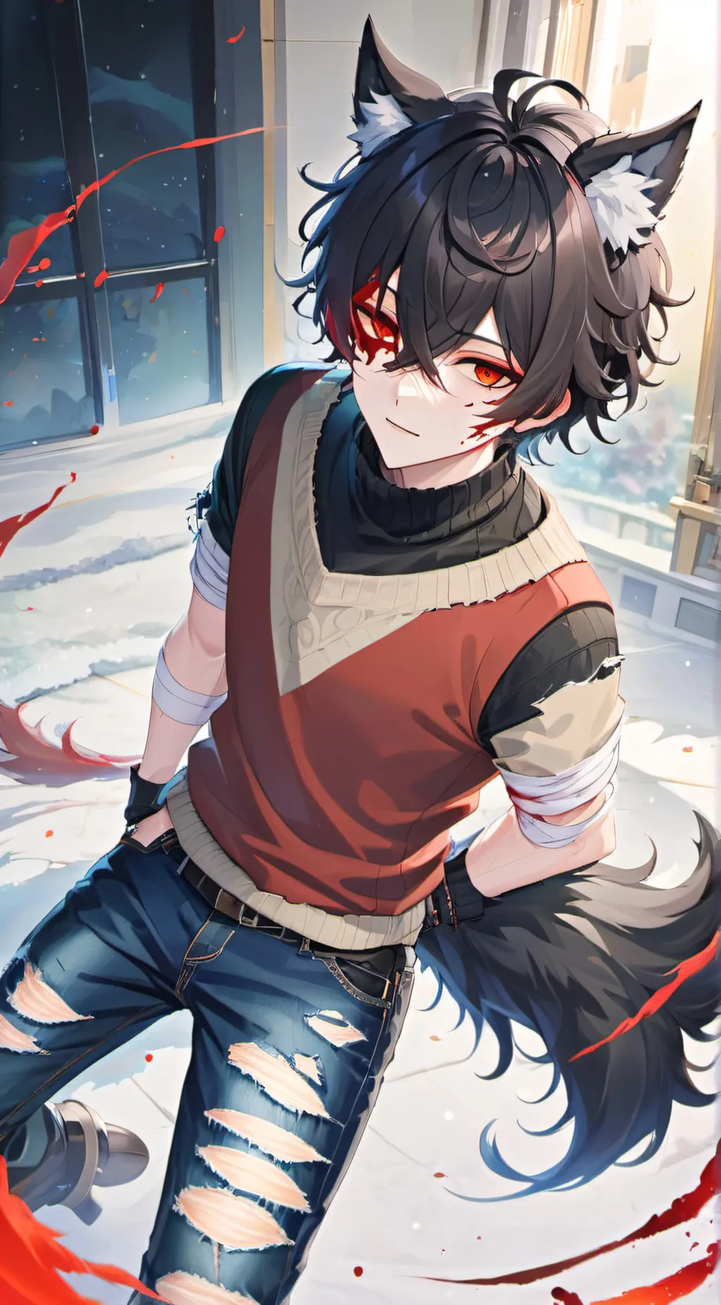 ai character: Aaron background