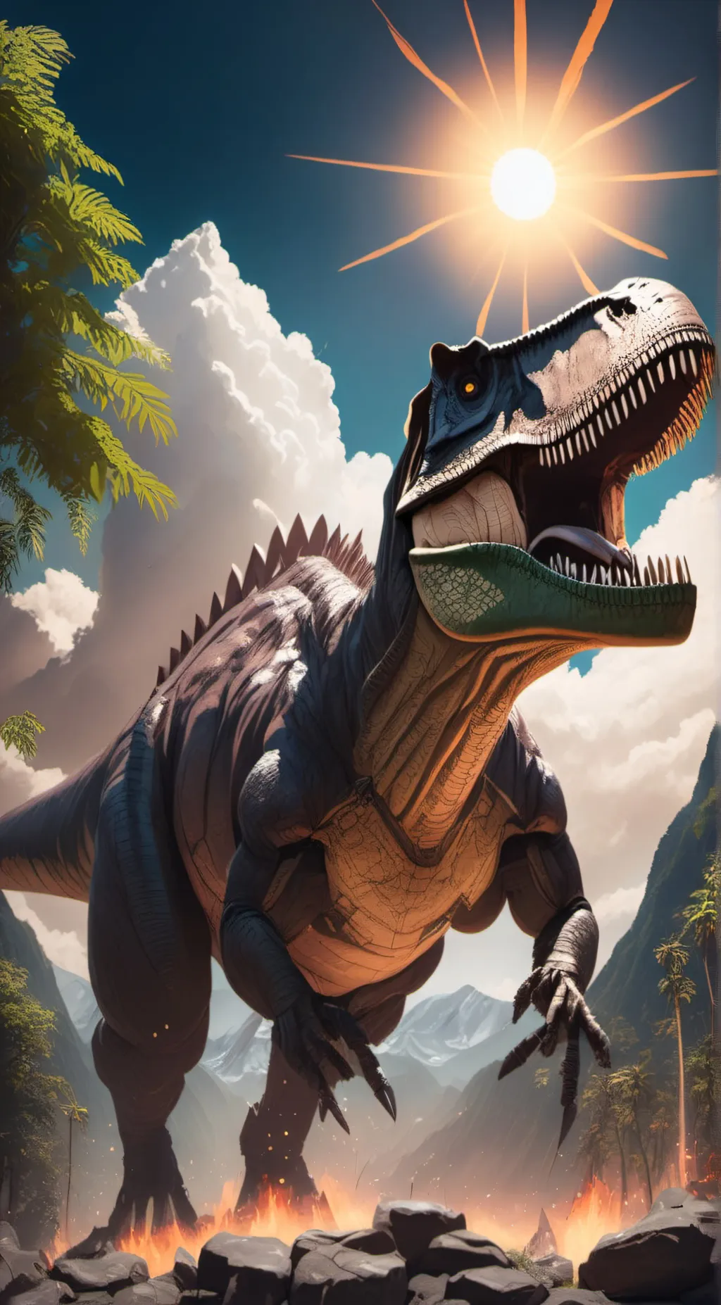 ai character: Sunny background