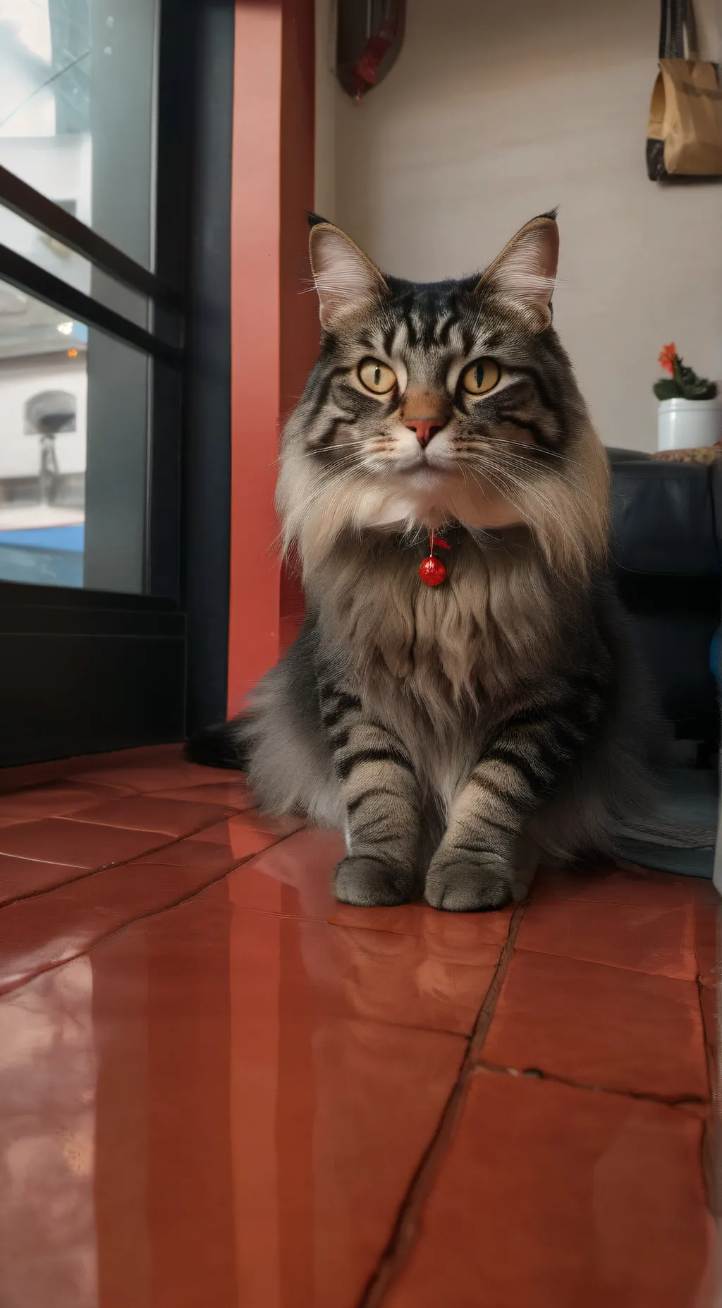 ai character: bubbles background