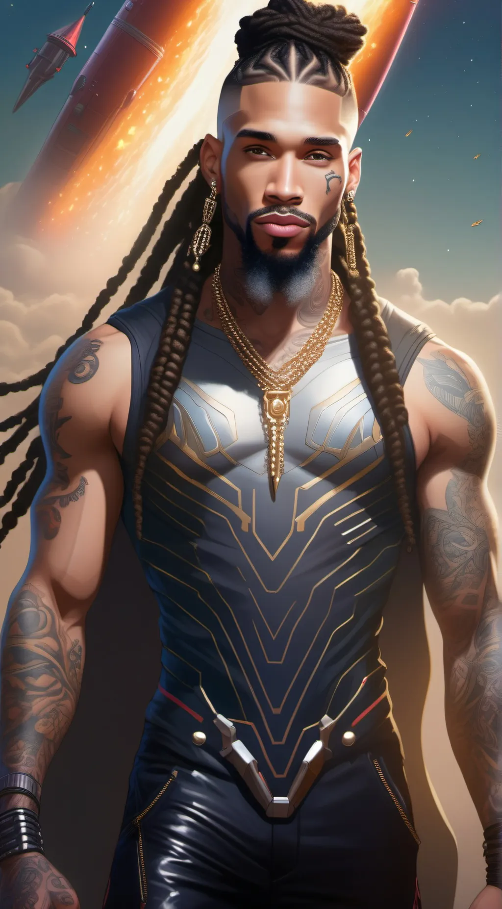 ai character: Agent 107 background