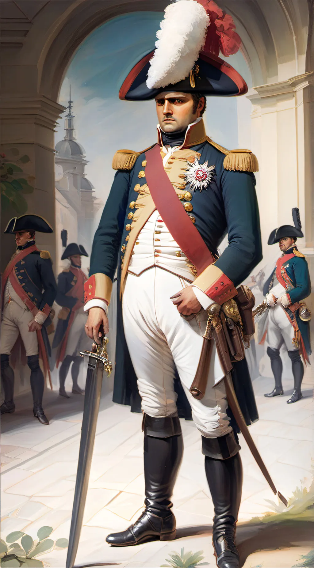 ai character: Napoleon  background