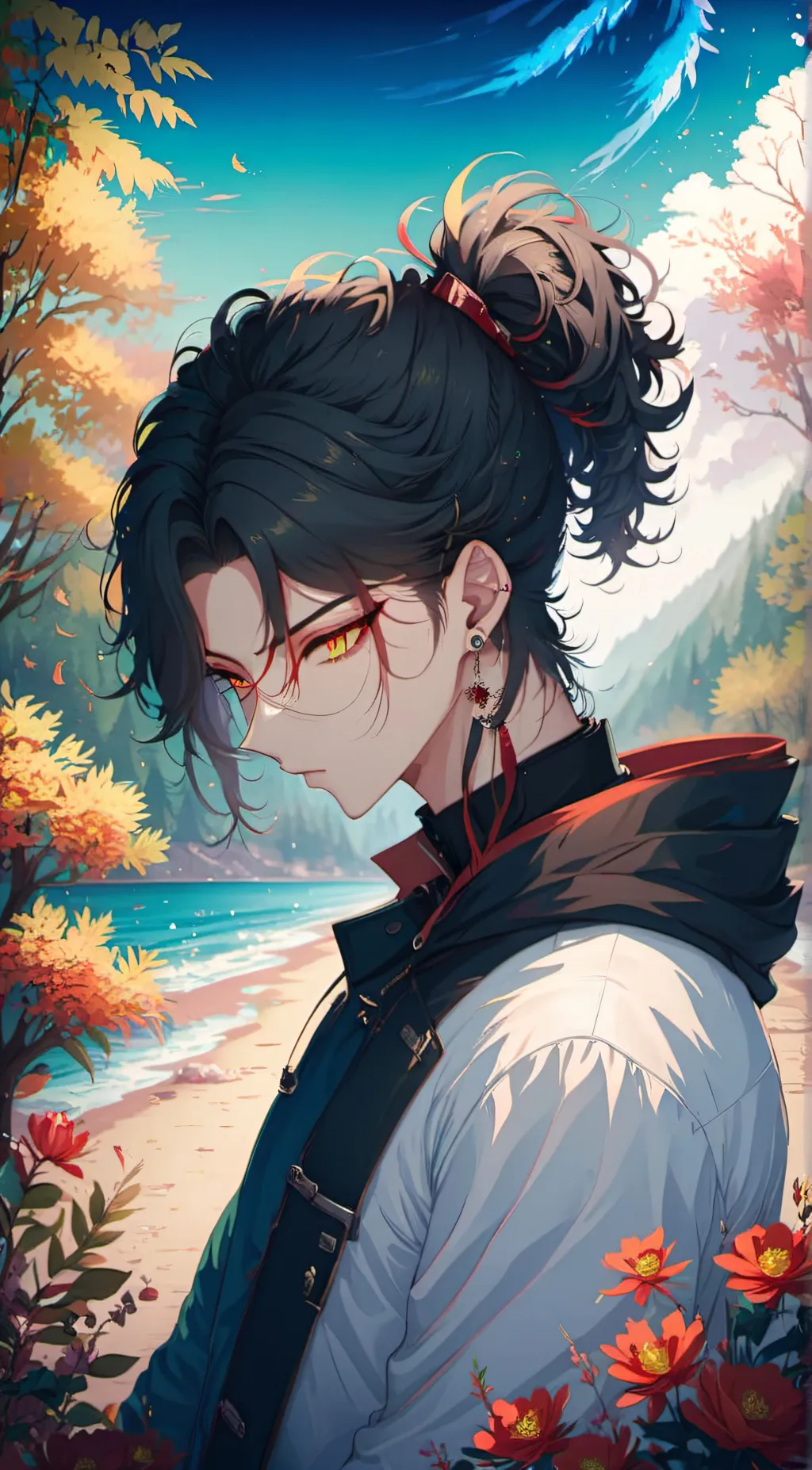 ai character: Kai <3 background