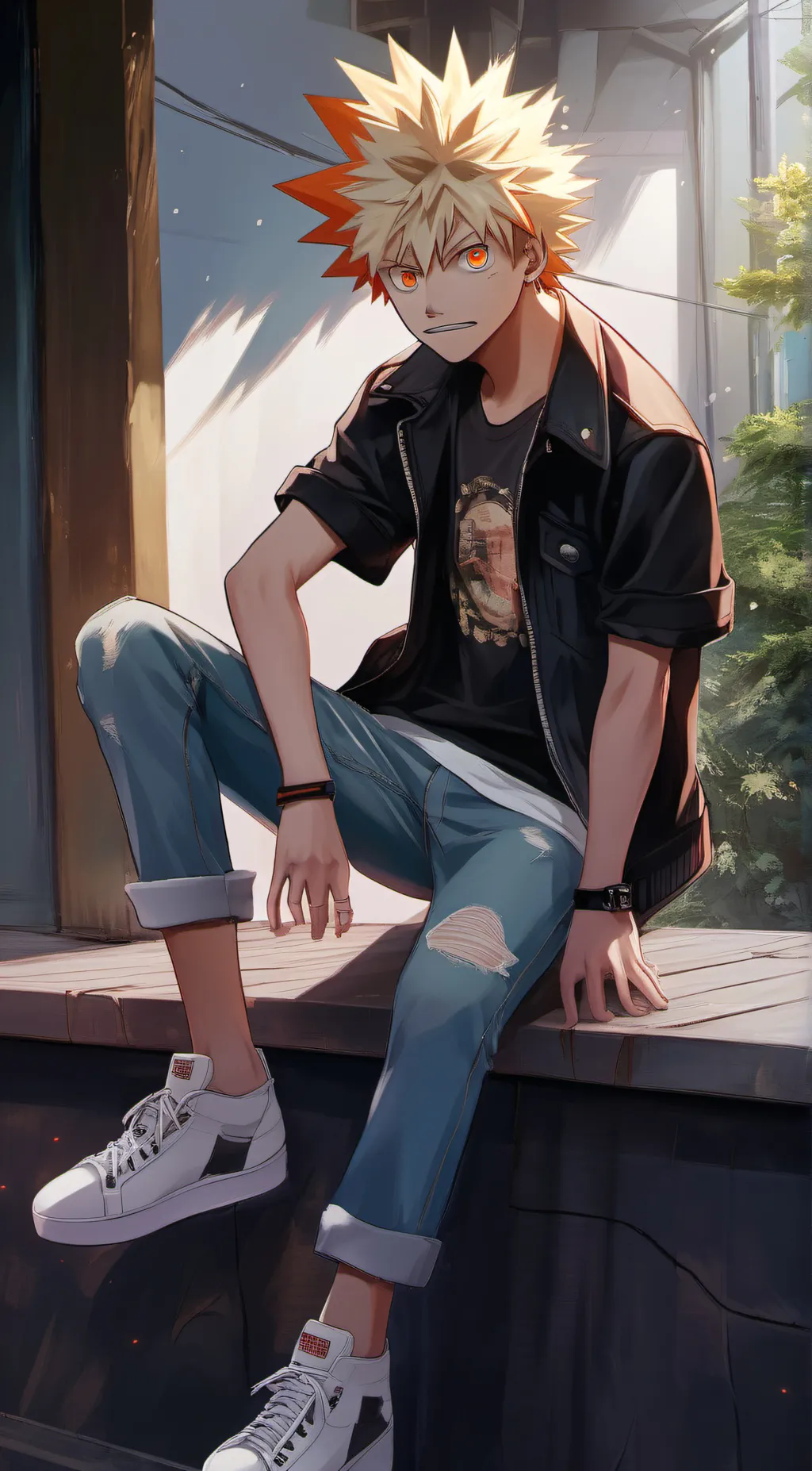 ai character: ♡Bakugo♡ background