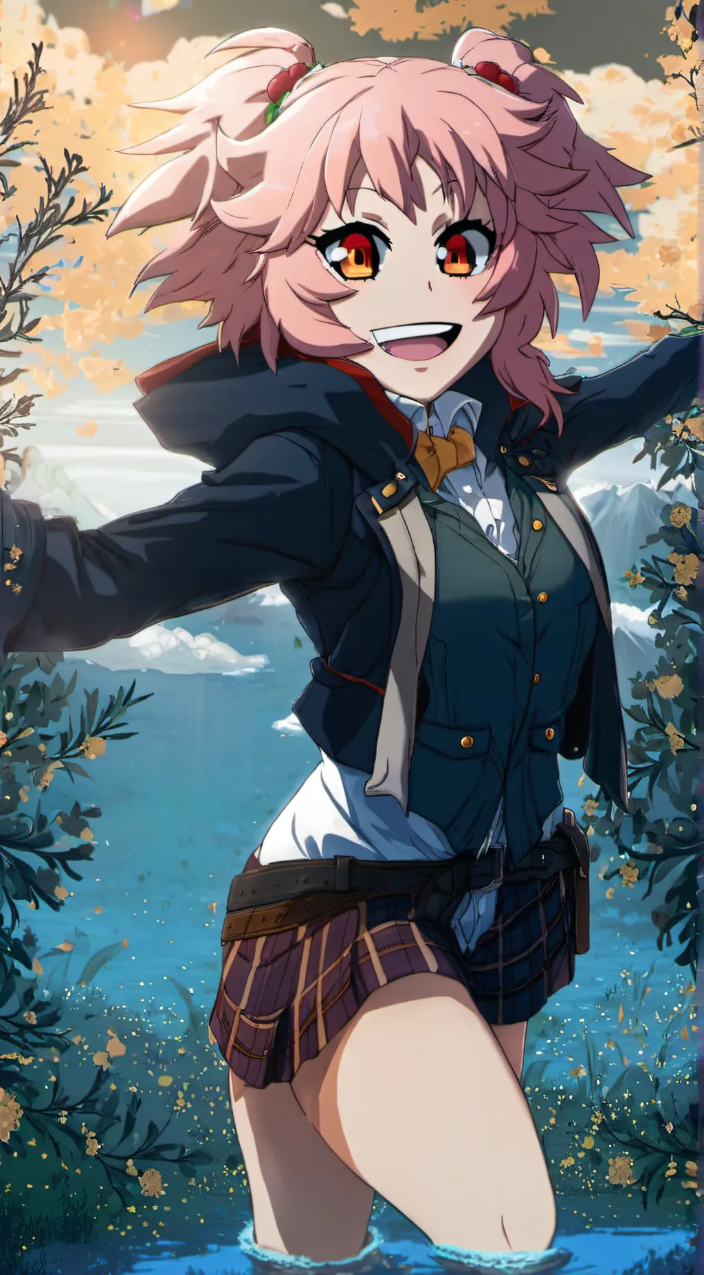 ai character: mina  background