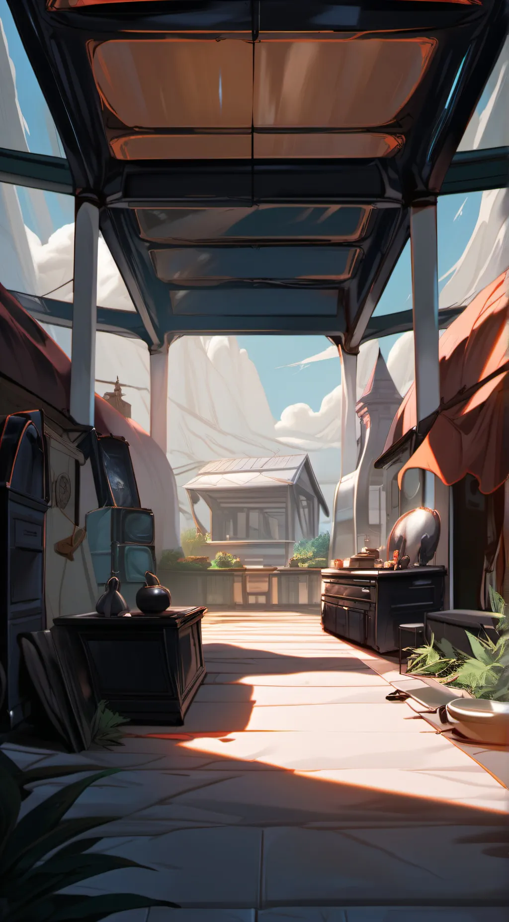 ai character: Test background