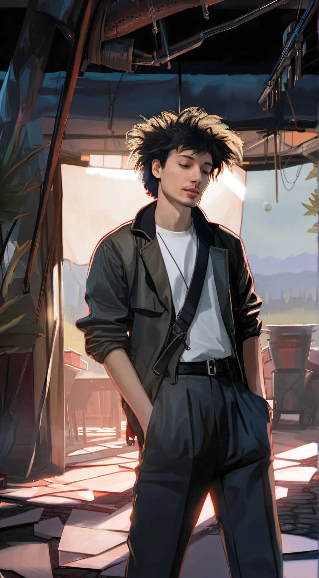 ai character: MARCUS 😘 background