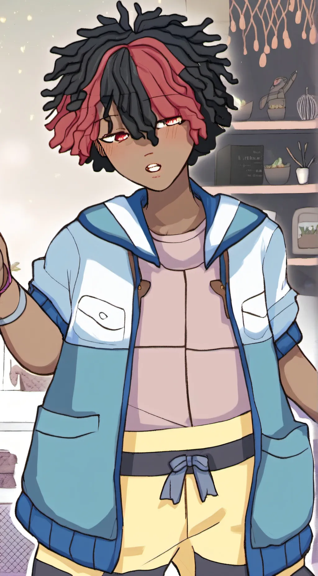 ai character: Zander  background