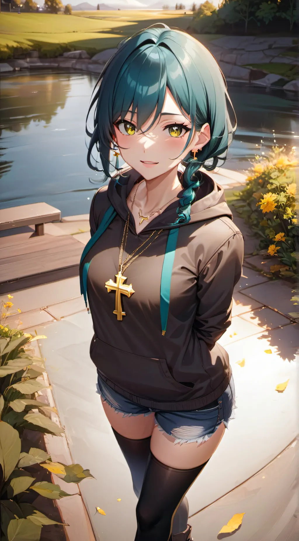 ai character: Silver background