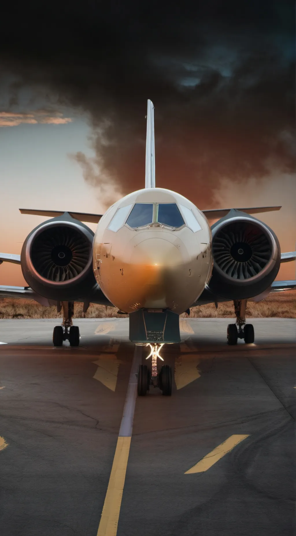 ai character: boeing 7407 background