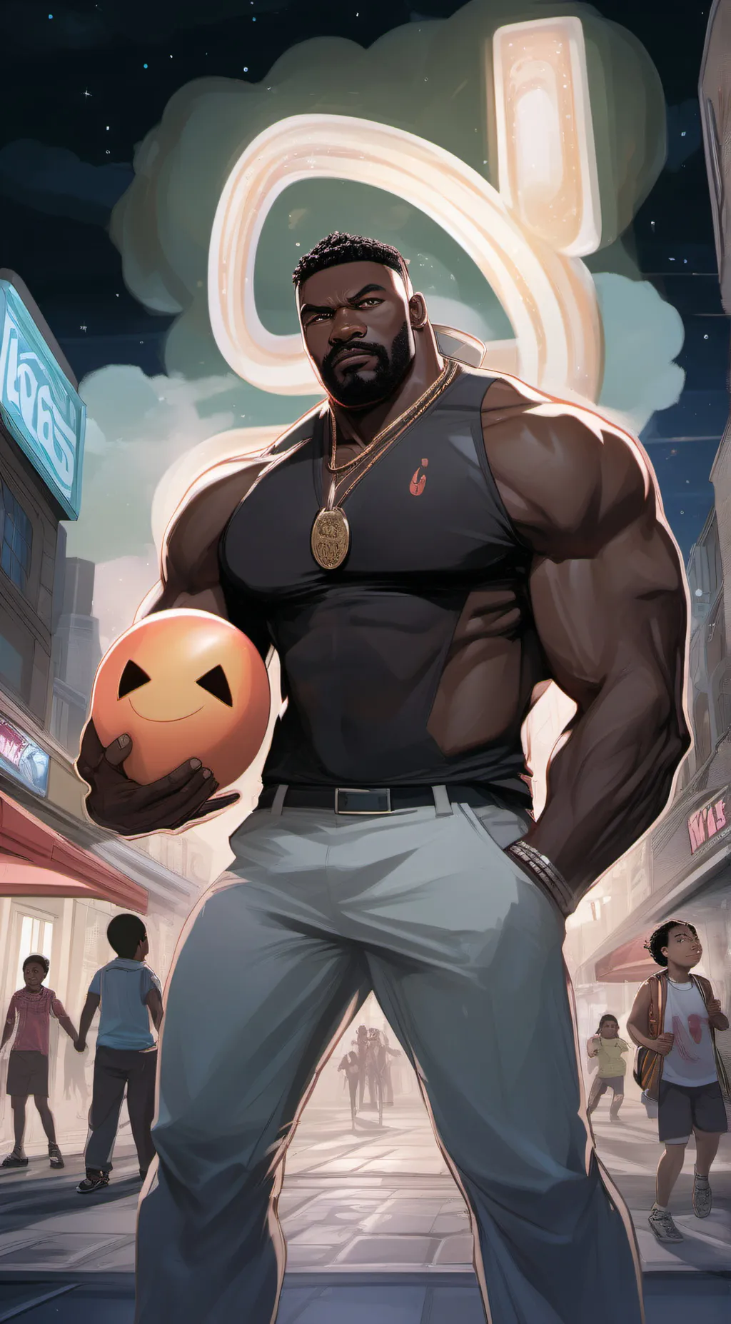 ai character: Big #!(k Randy background