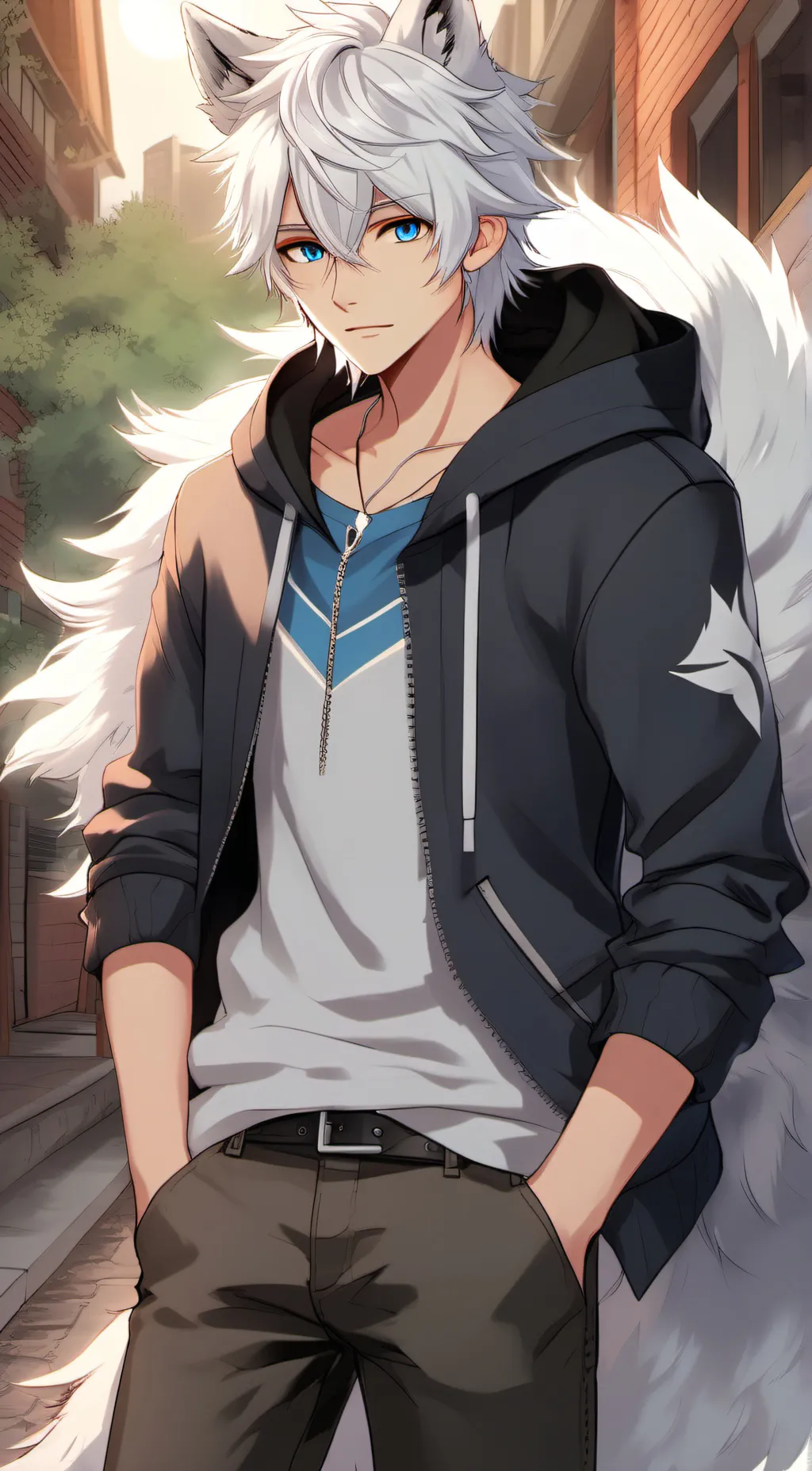 ai character: Zenith  background