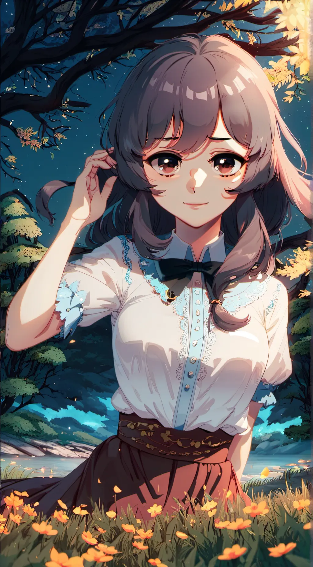 ai character: Maddy  background