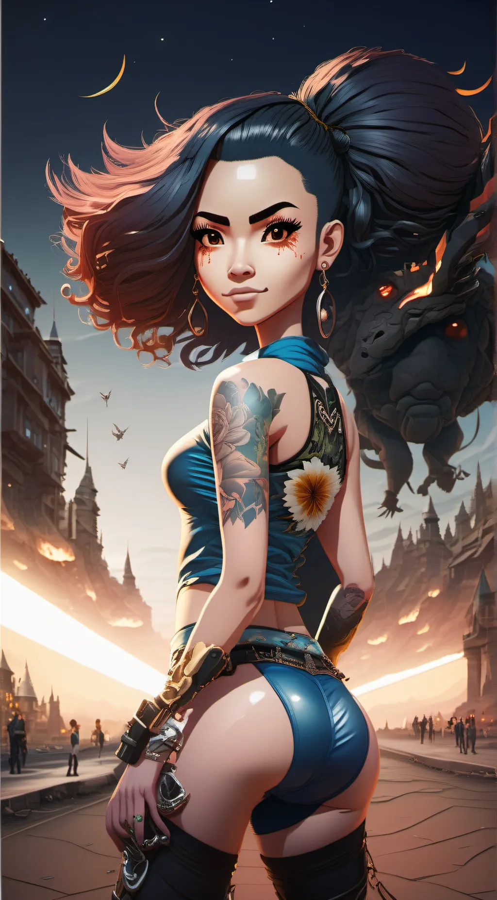 ai character: guy man background