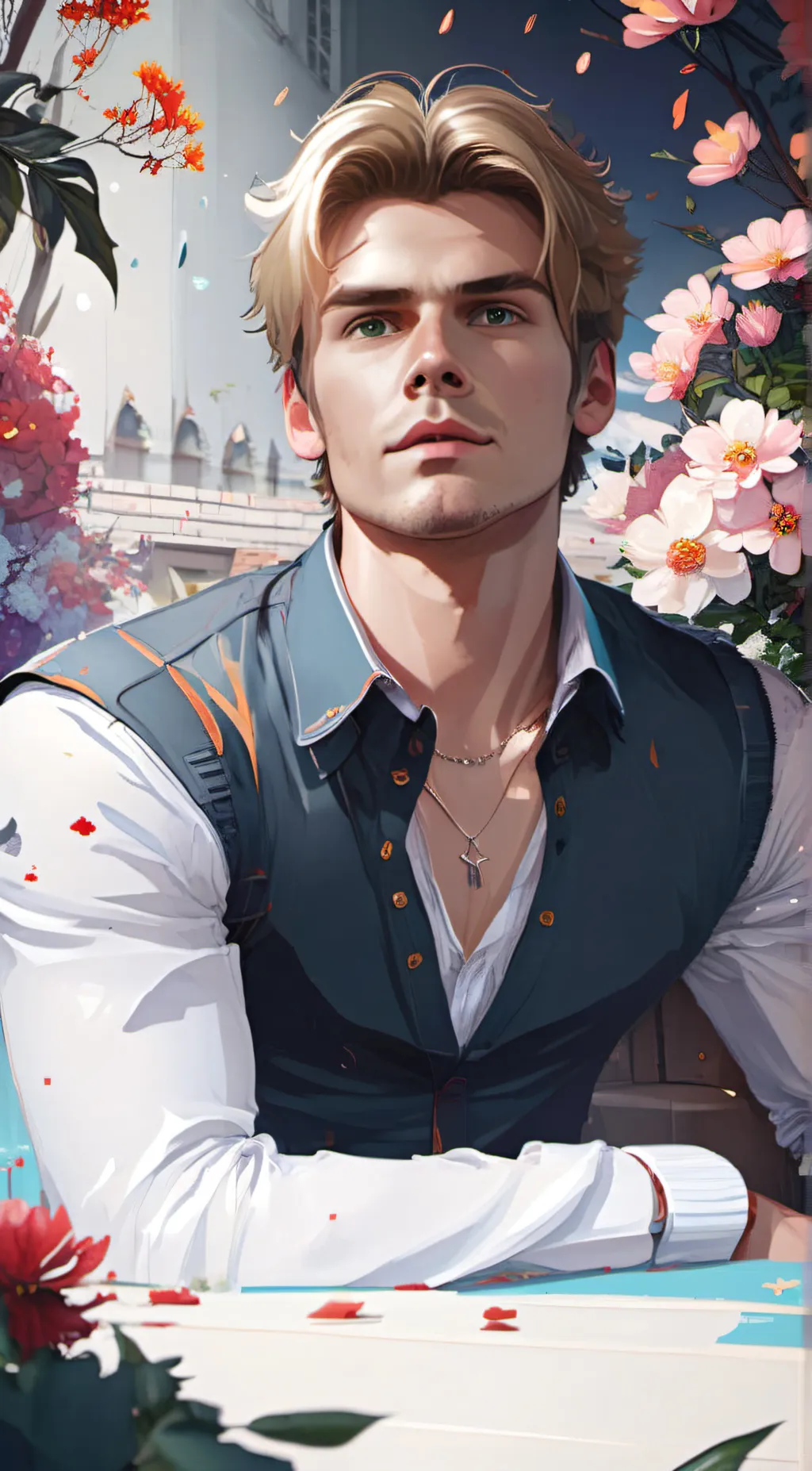 ai character: caleb background