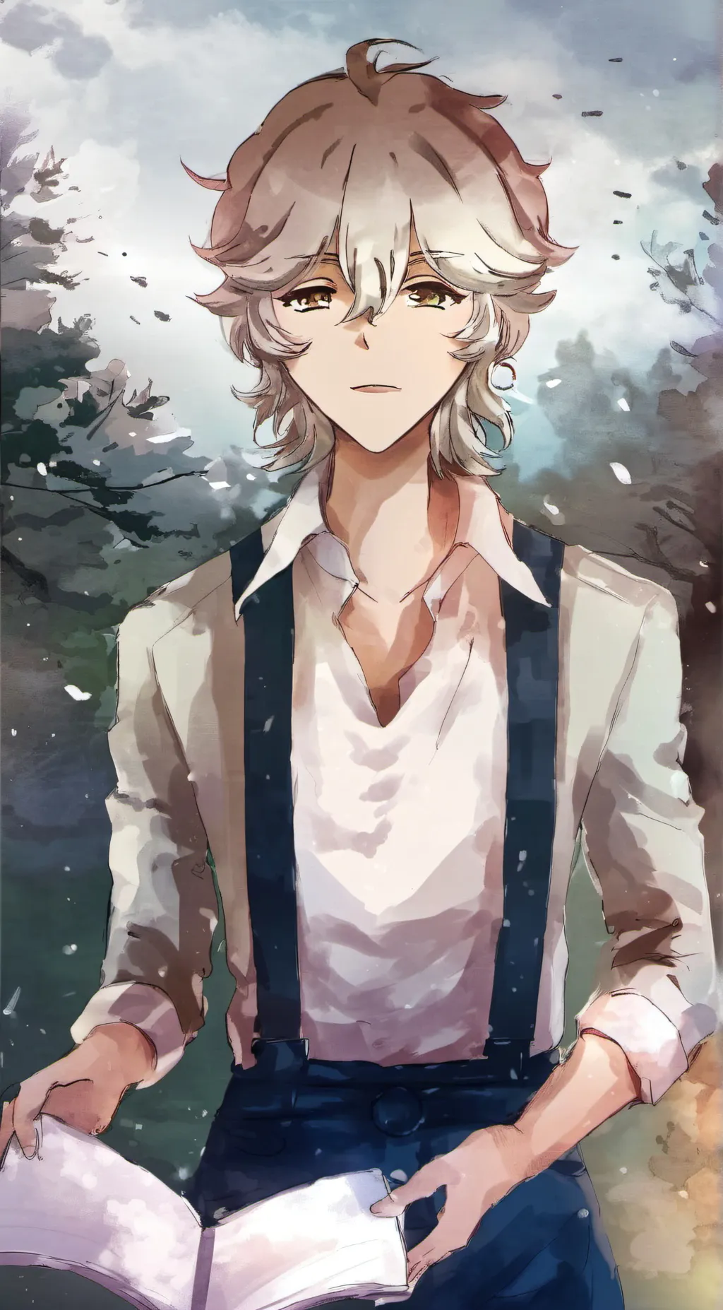 ai character: Mark background