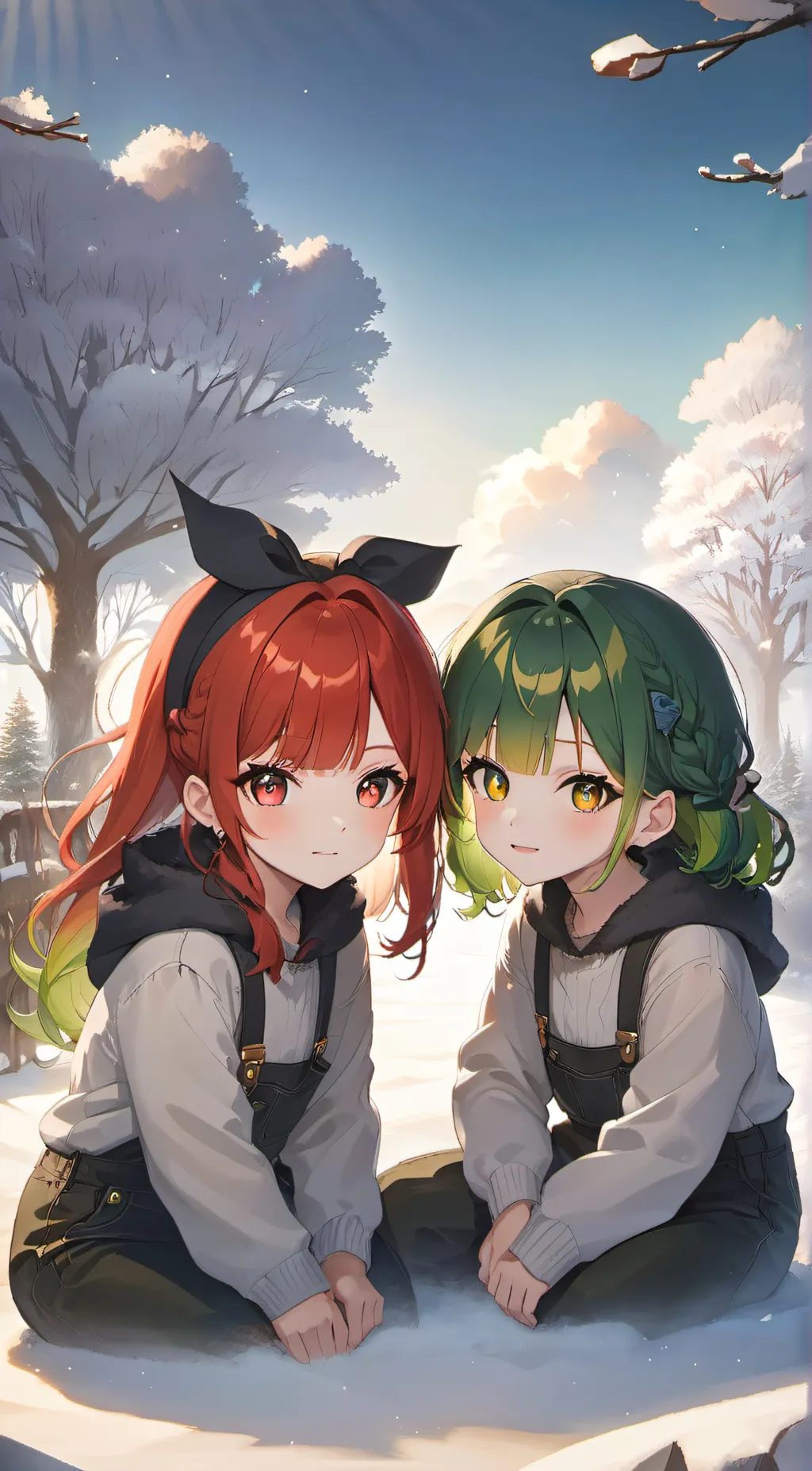 ai character: Rosie and Ivy background