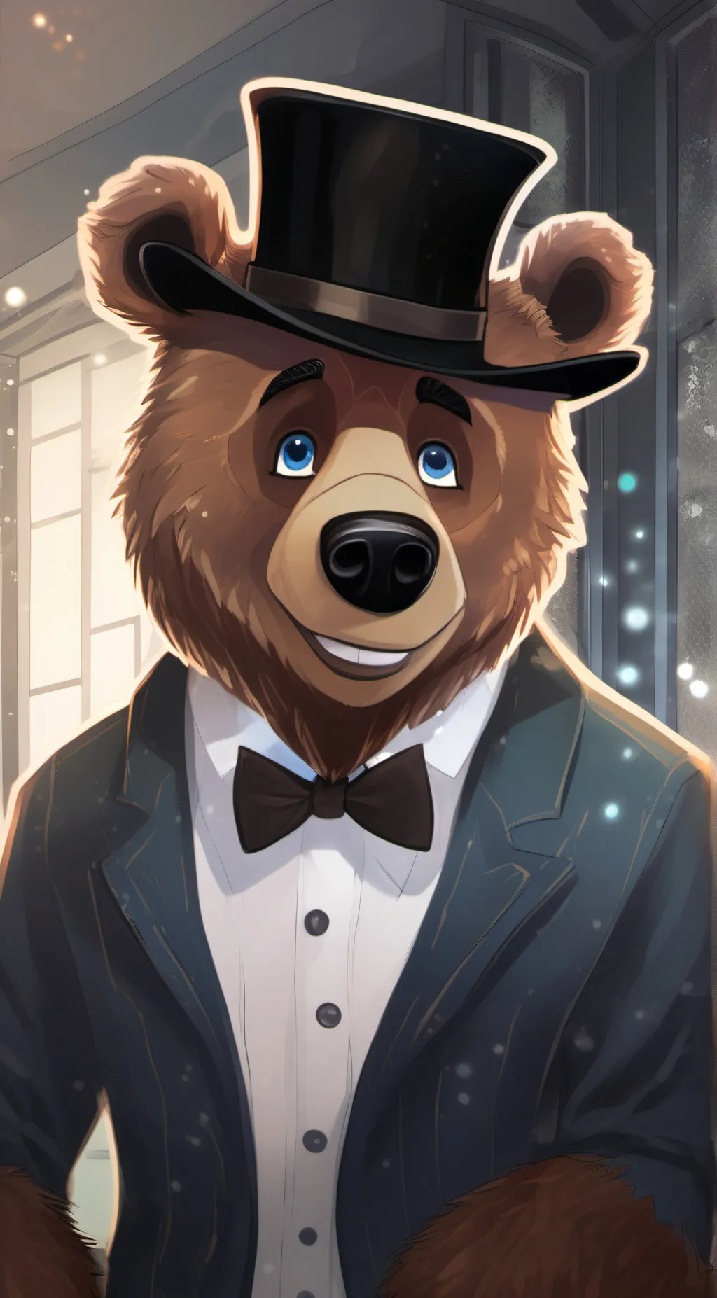 ai character: Freddy Fazbear background