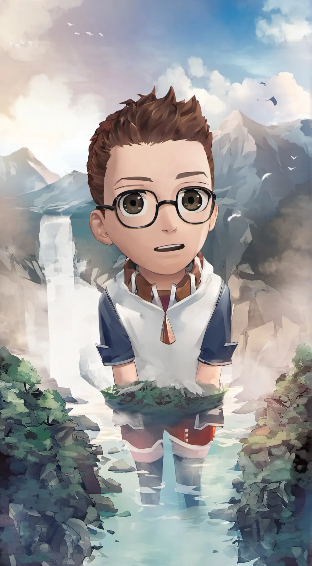 ai character: chirs background