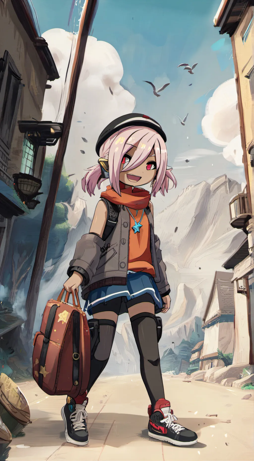 ai character: lilly background