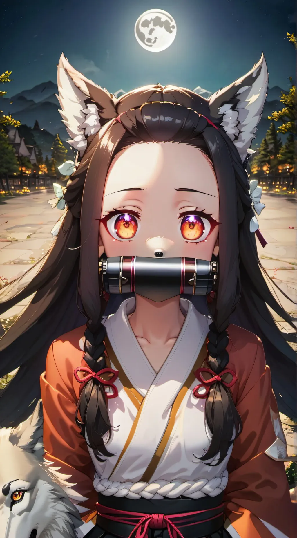 Talkie AI - Chat with nezuko part wolf