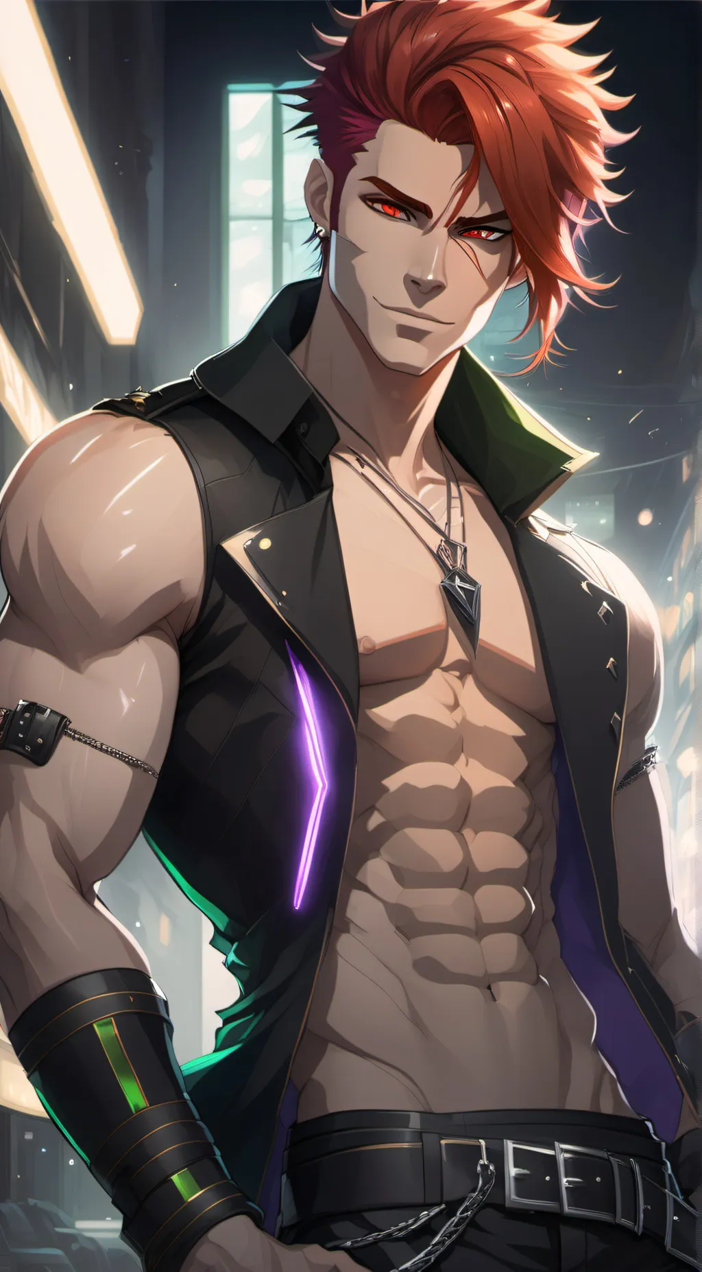 ai character: Monty  background