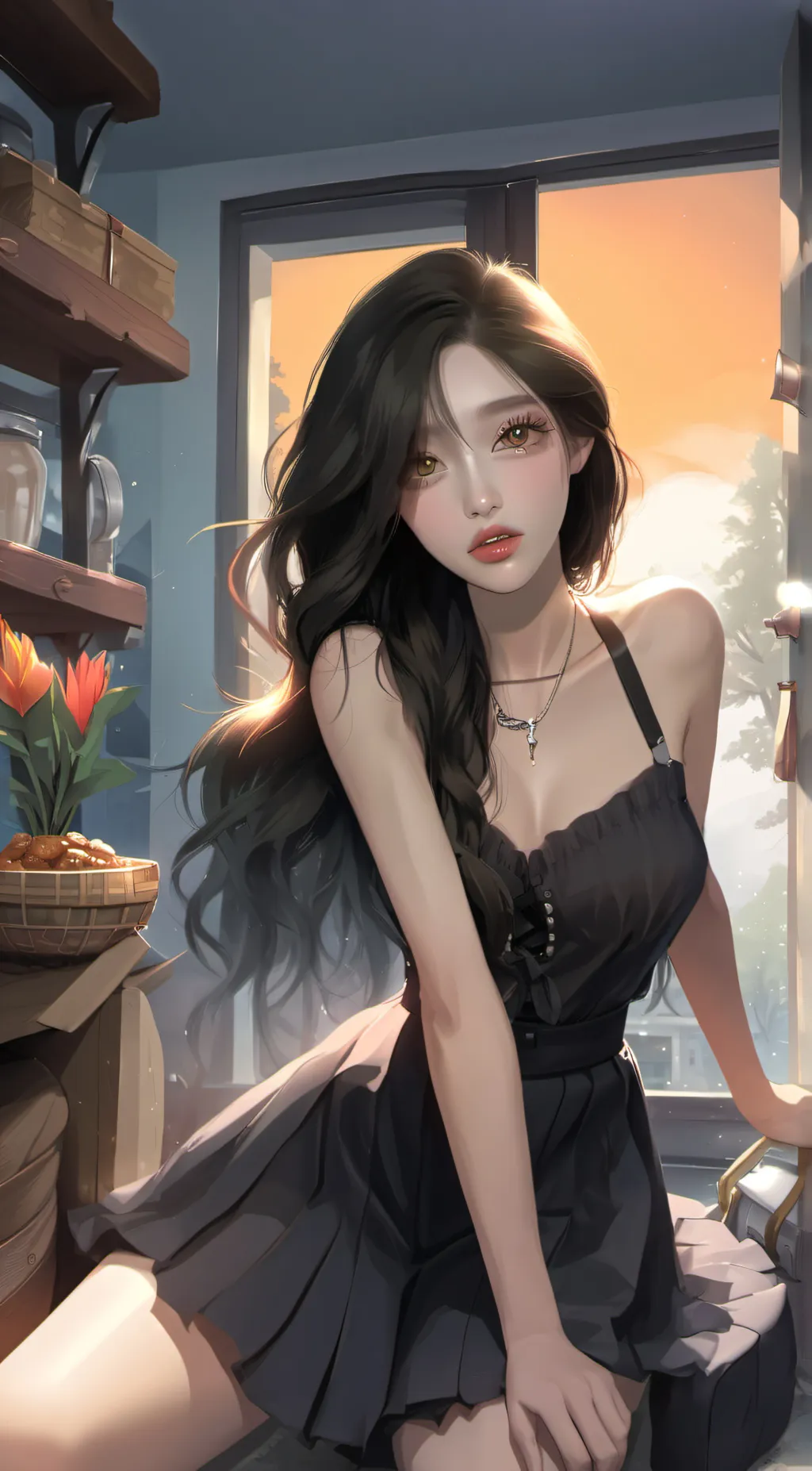 ai character: Kelly background