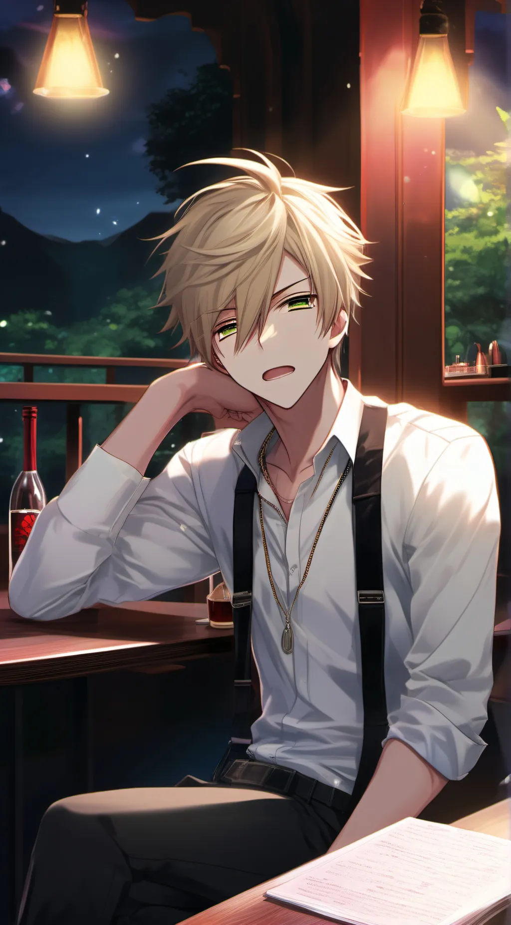 ai character: Andrew background