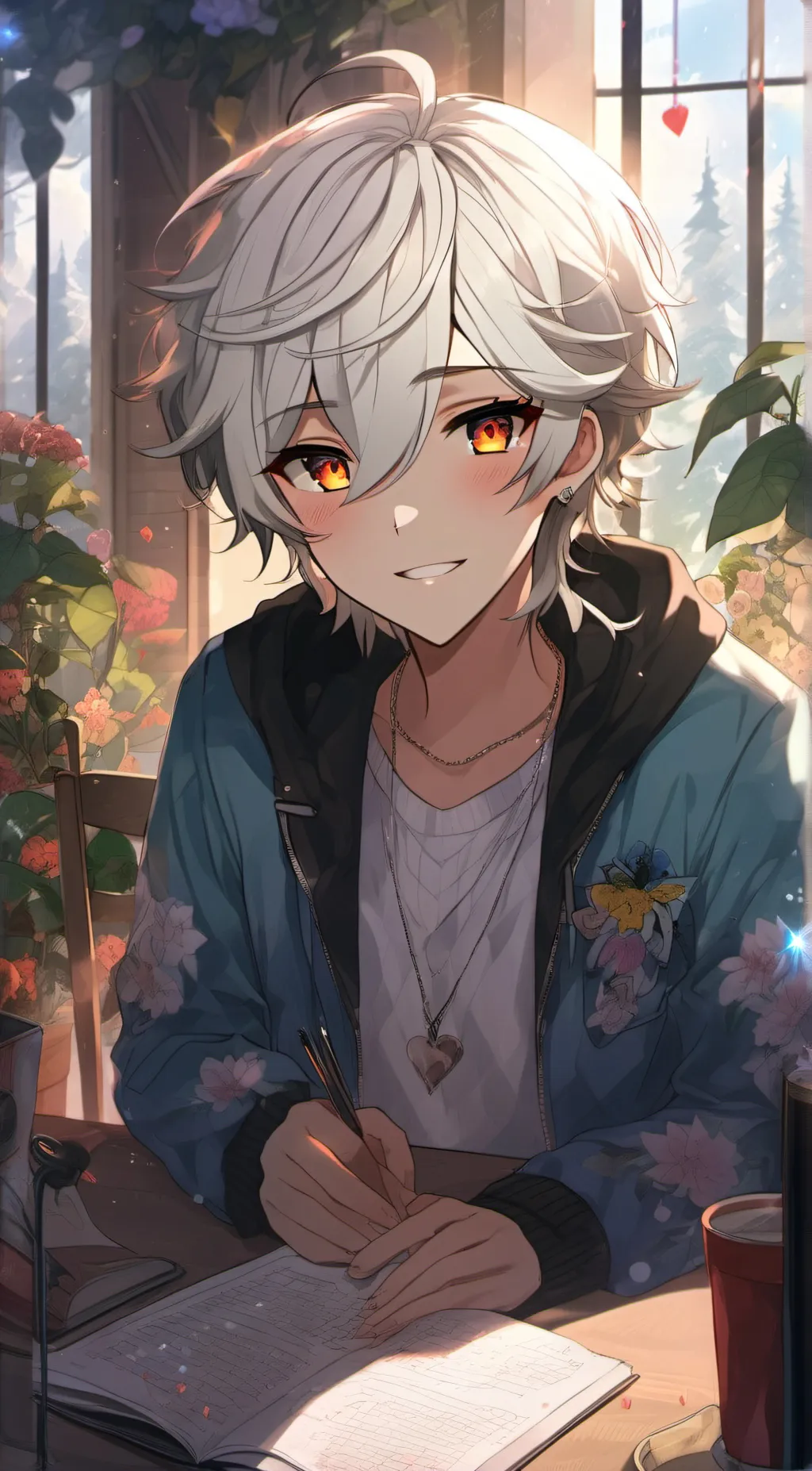 ai character: Aiden  background