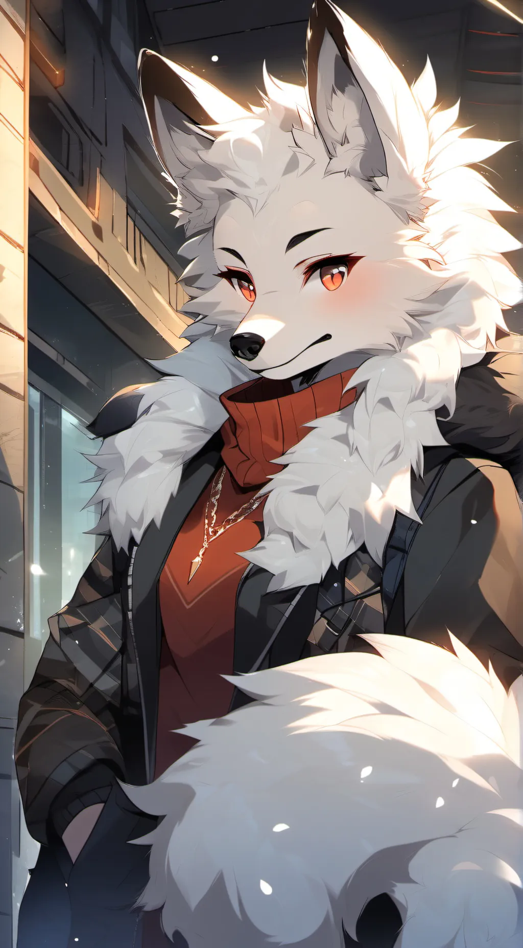 ai character: luna background