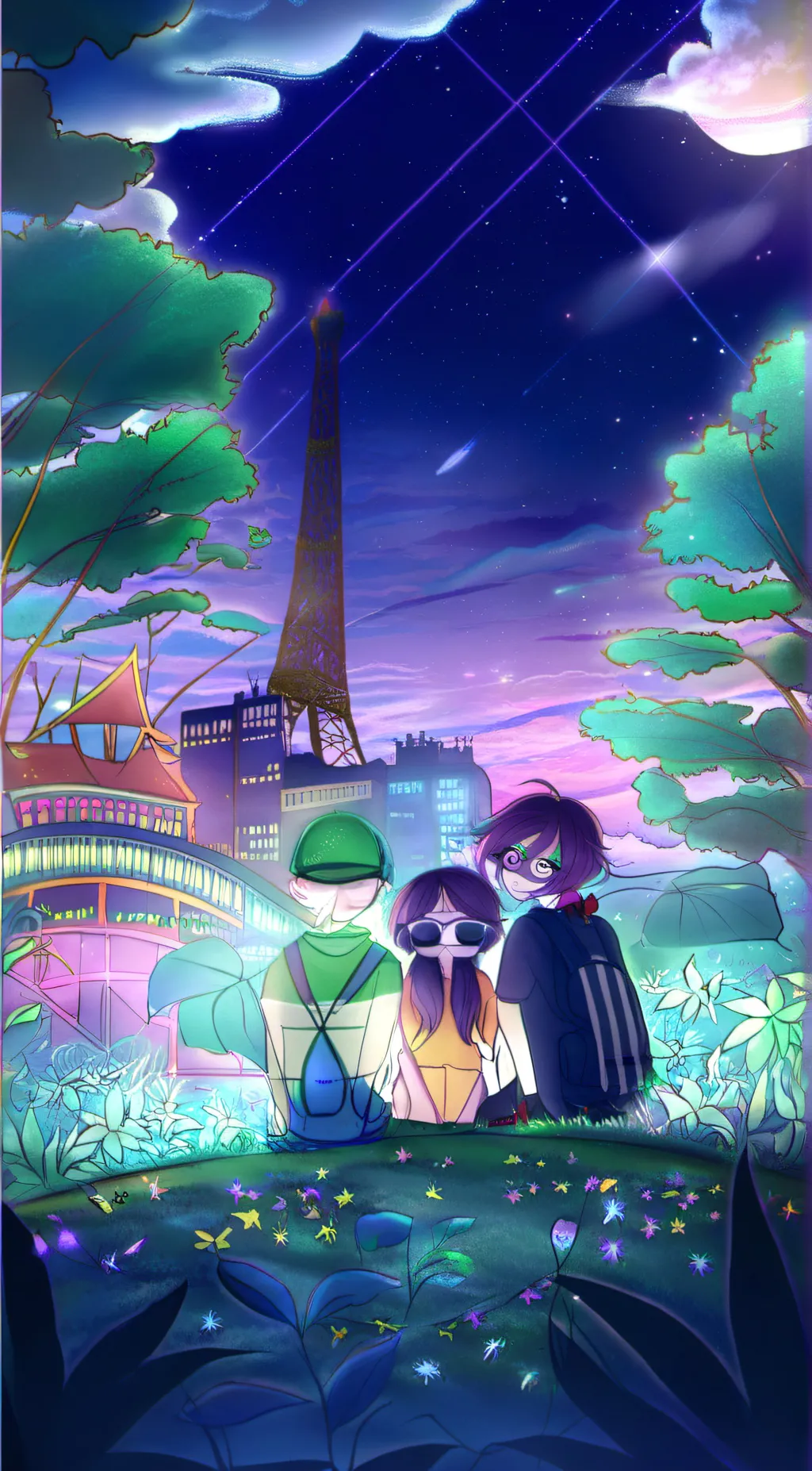 ai character:  friends  background