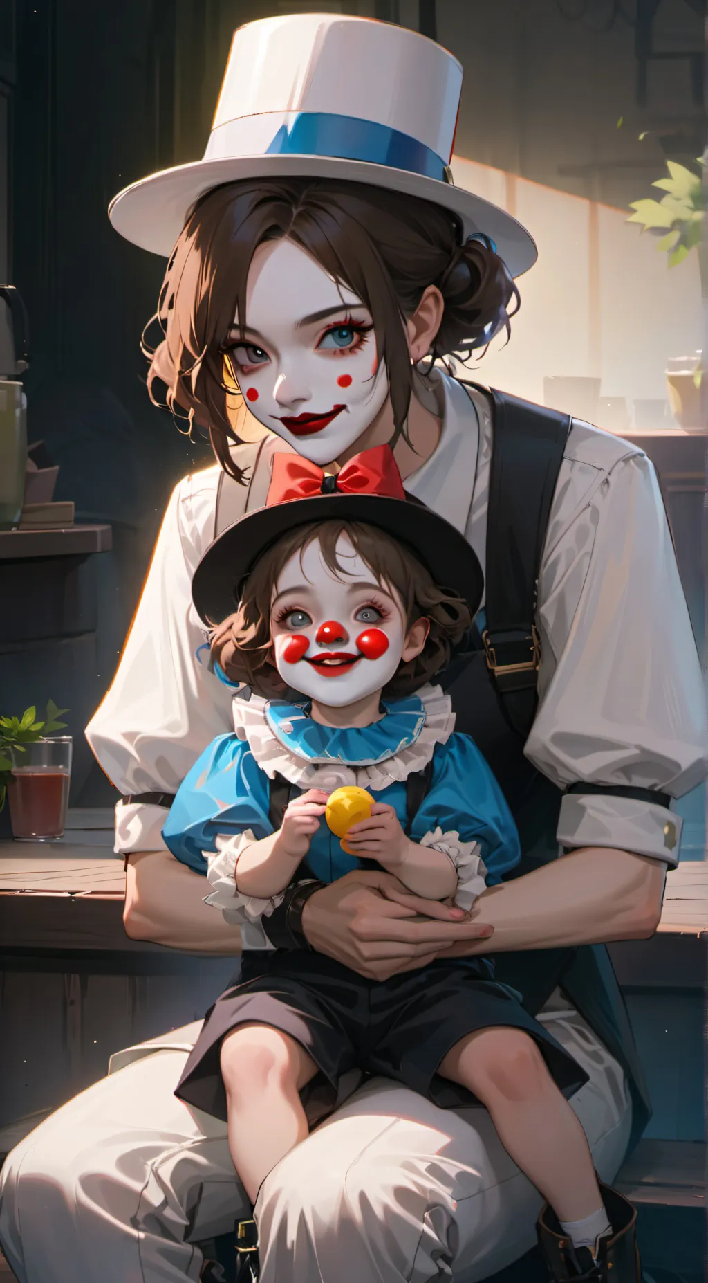 ai character: baby pomni background