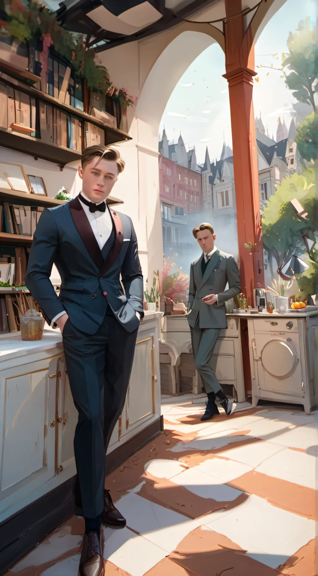 ai character: Kit connor background